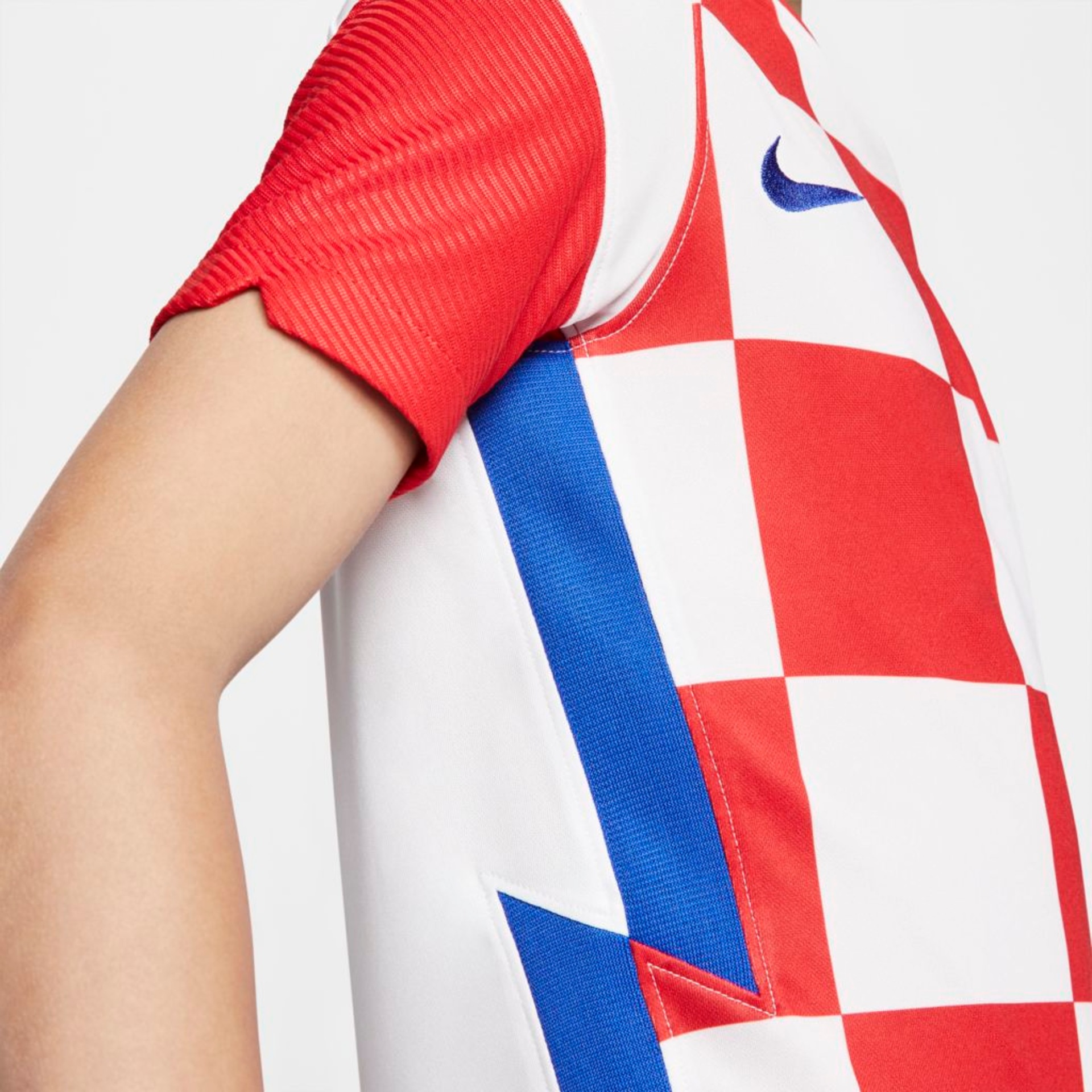 Camisa Nike Croácia I 2020/21 Torcedor Pro Infantil - Foto 3