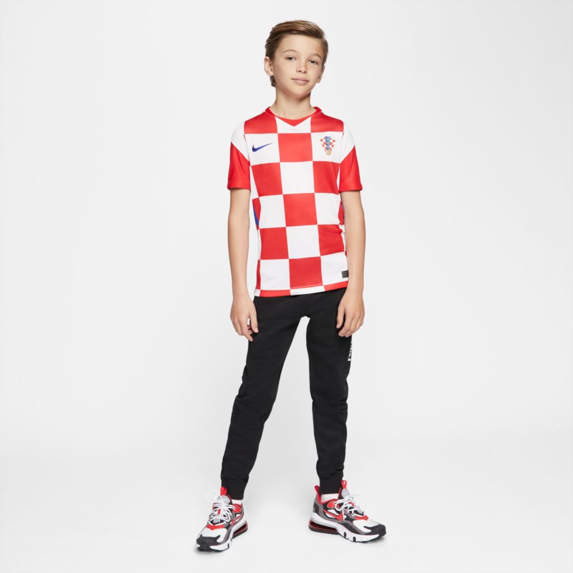 Camisa Nike Croácia I 2020/21 Torcedor Pro Infantil - Foto 7