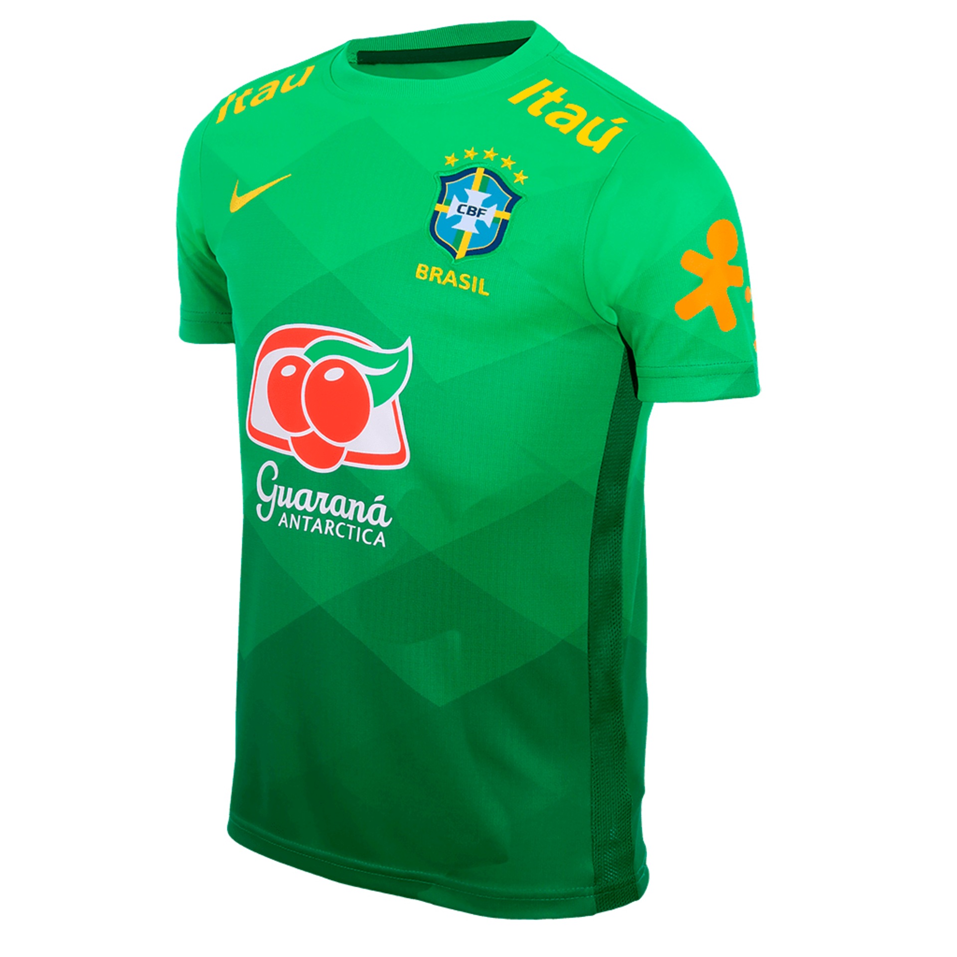 Camisa Pré-Jogo Nike Brasil Infantil - Foto 1