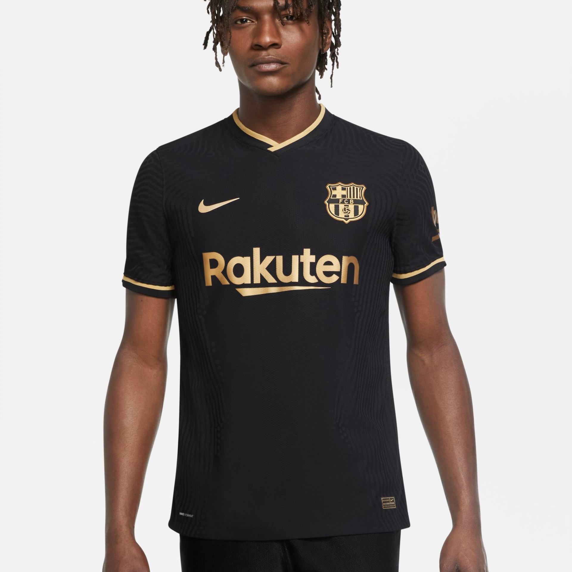Camisa Nike Barcelona II 2020/21 Vapor Jogador Masculina - Foto 1