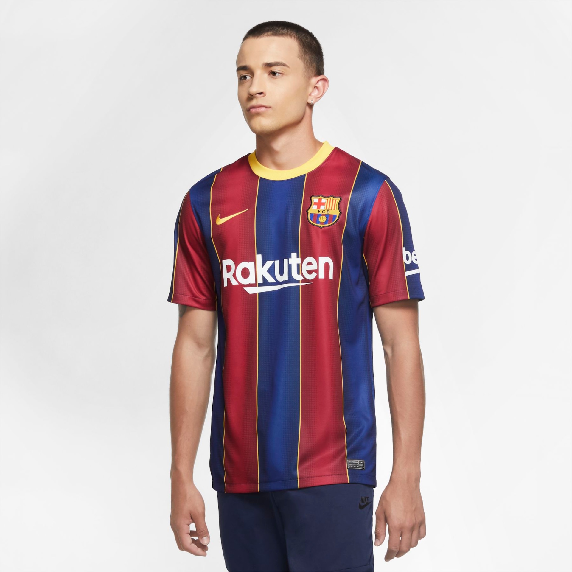 Camisa Nike Barcelona I 2020/21 Torcedor Pro Masculina - Foto 1