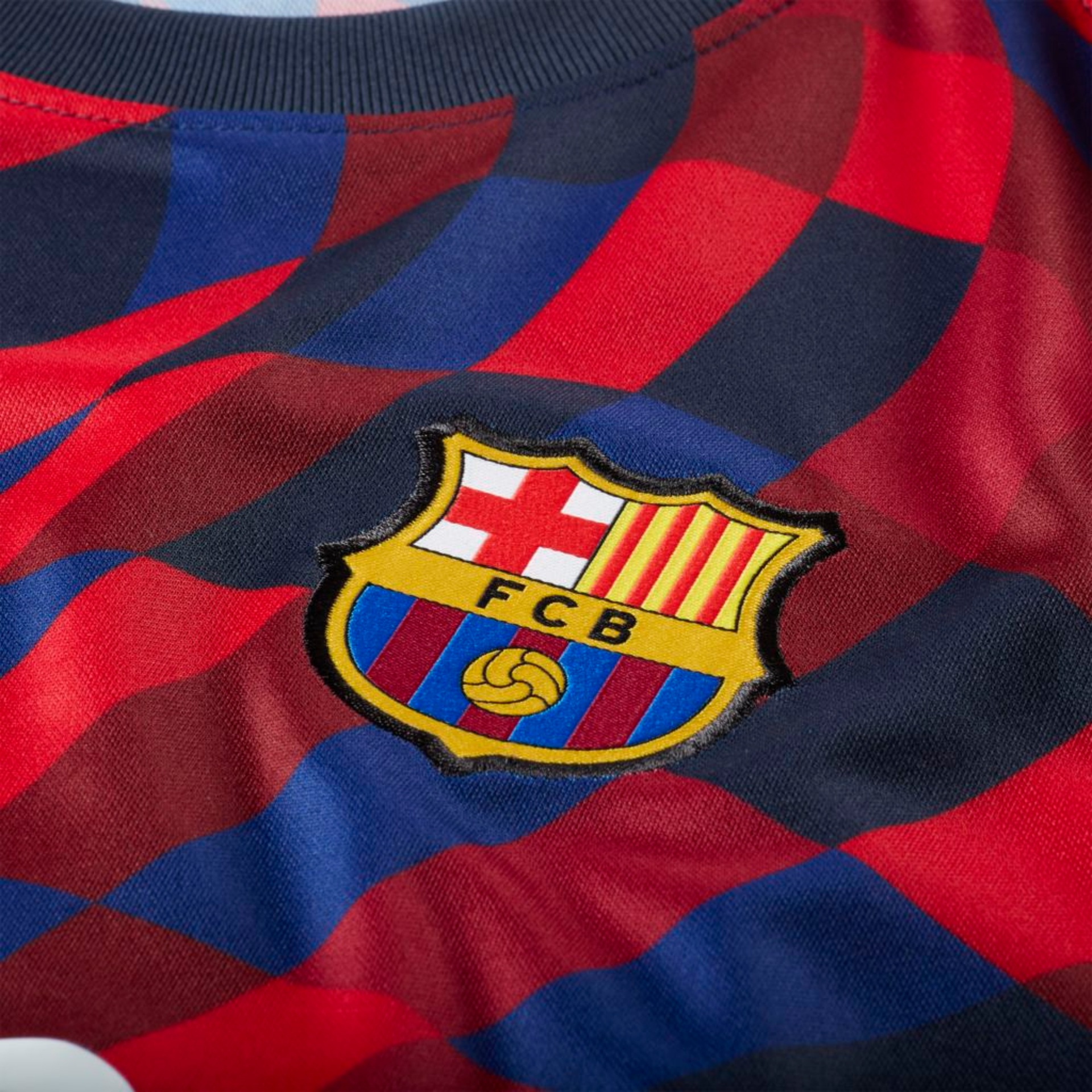 Camisa Nike Barcelona Pré Jogo 2020/21 Masculina - Foto 3