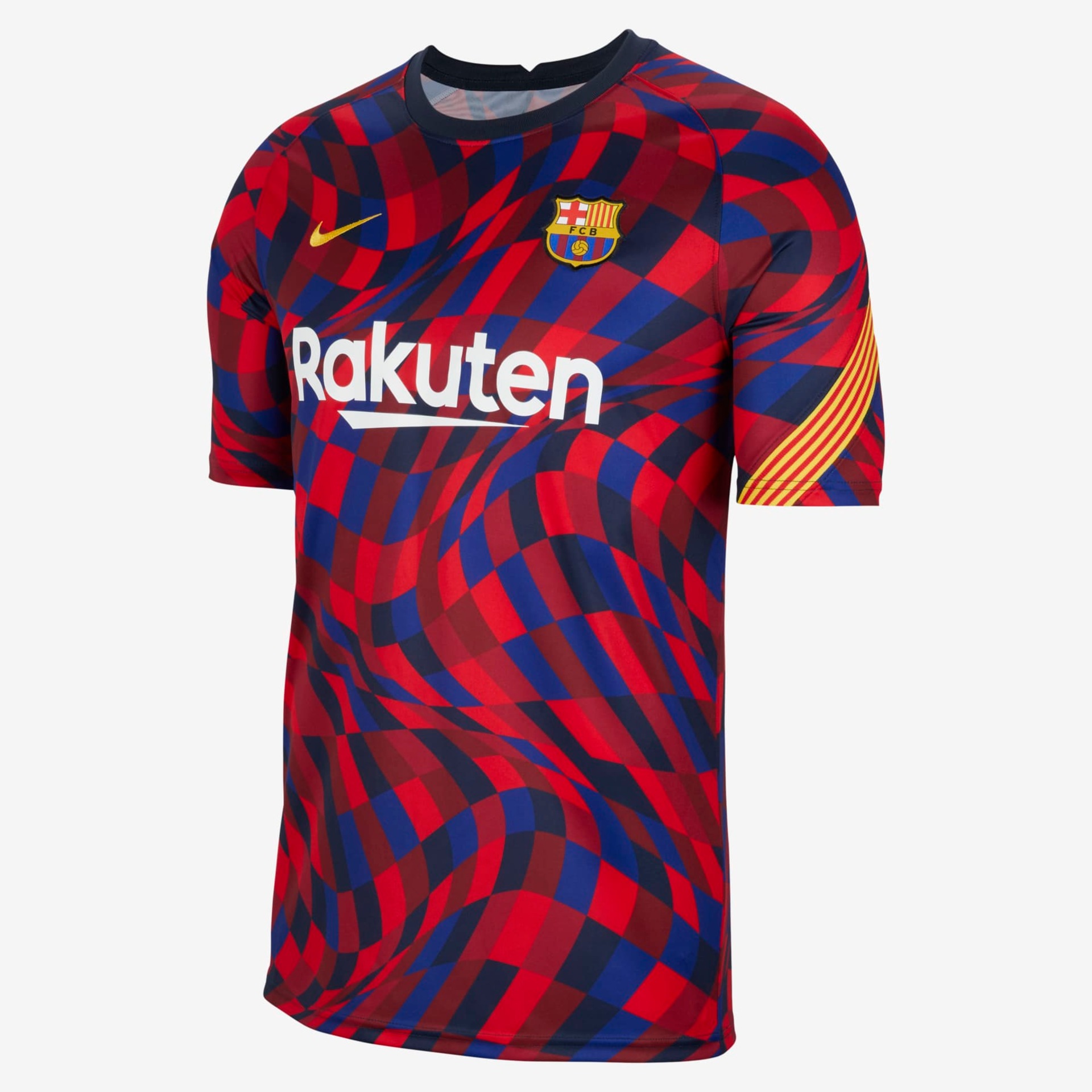 Camisa Nike Barcelona Pré Jogo 2020/21 Masculina - Foto 1