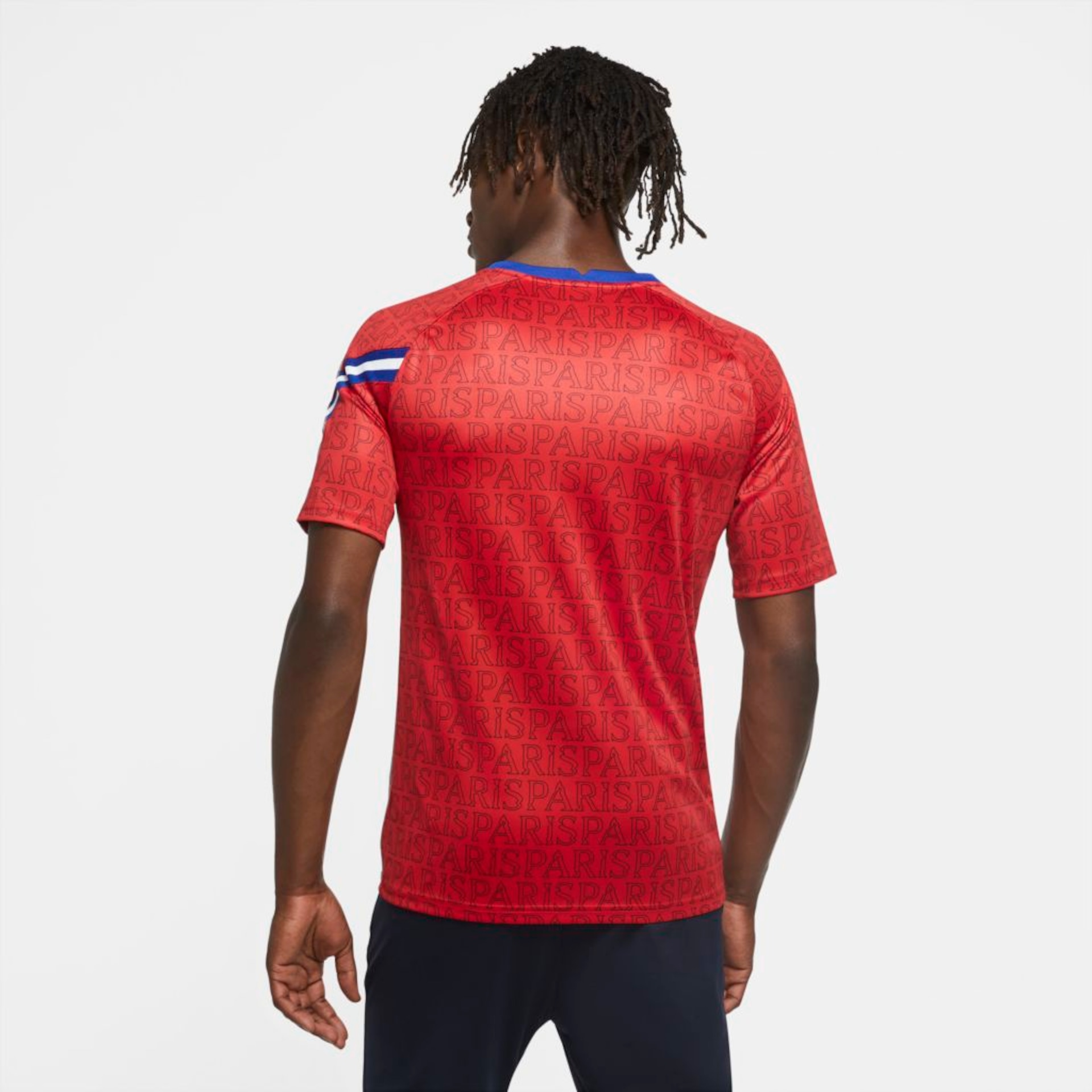 Camisa Nike PSG Pré Jogo 2020/21 Masculina - Foto 2