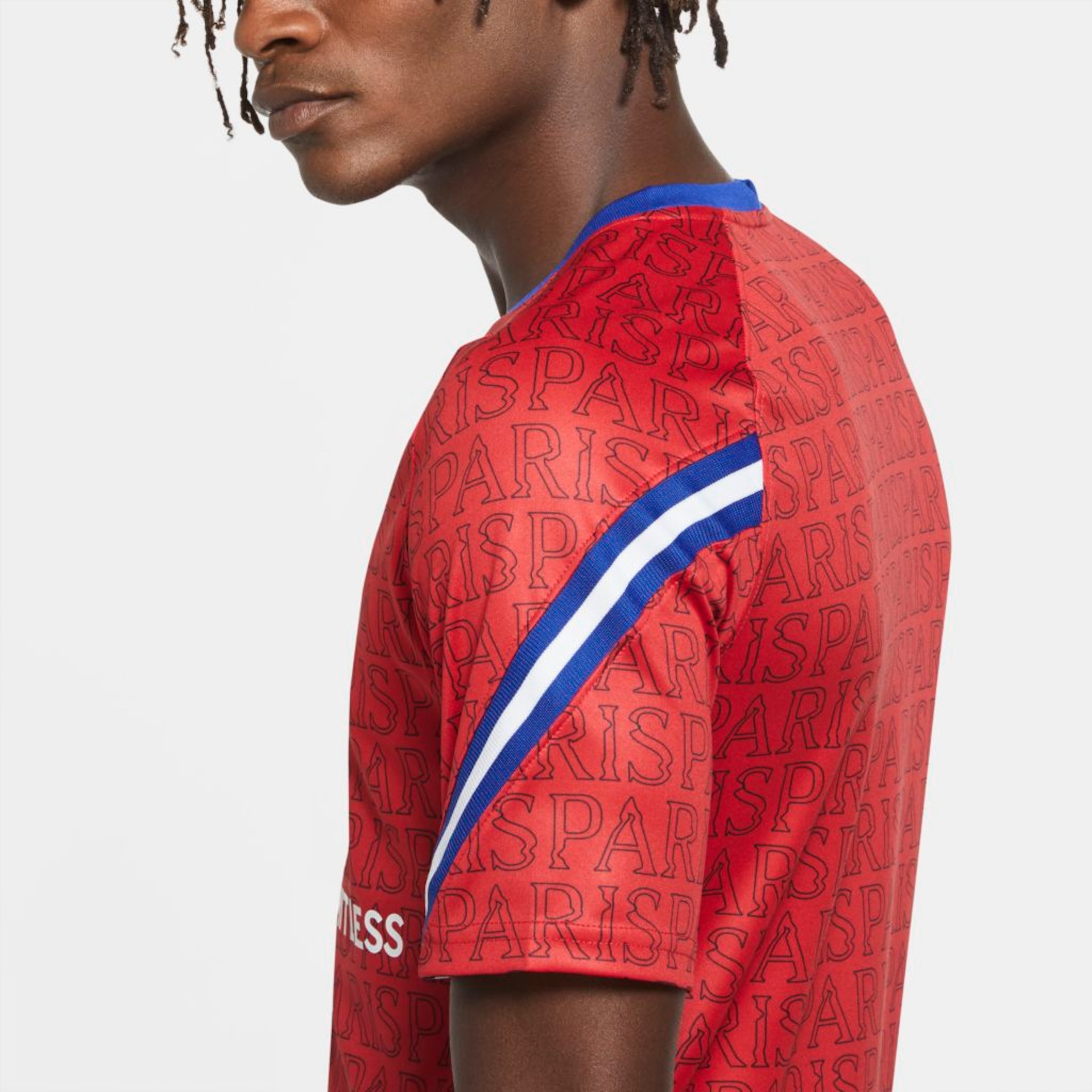 Camisa Nike PSG Pré Jogo 2020/21 Masculina - Foto 4