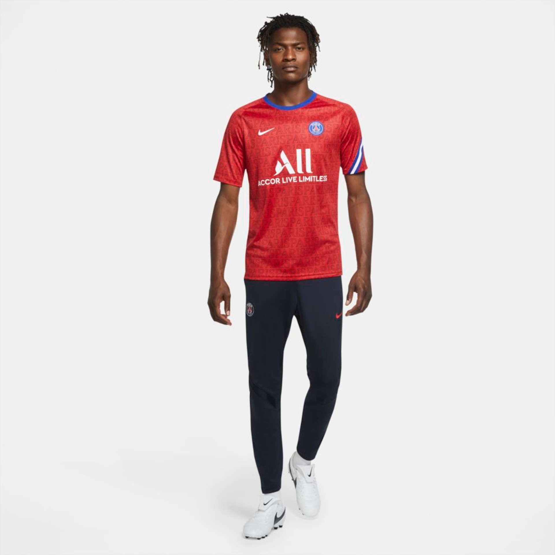 Camisa Nike PSG Pré Jogo 2020/21 Masculina - Foto 6