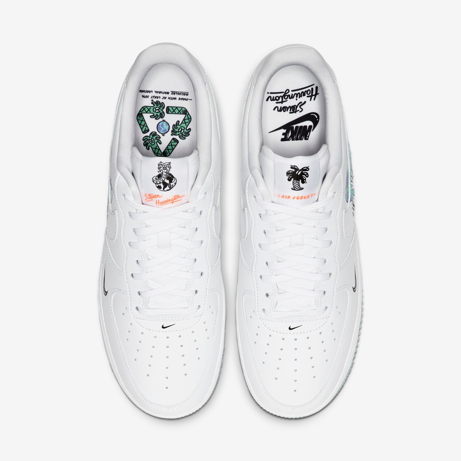 Tênis Nike Air Force 1 Earth Day Edição Limitada Masculino - Foto 4