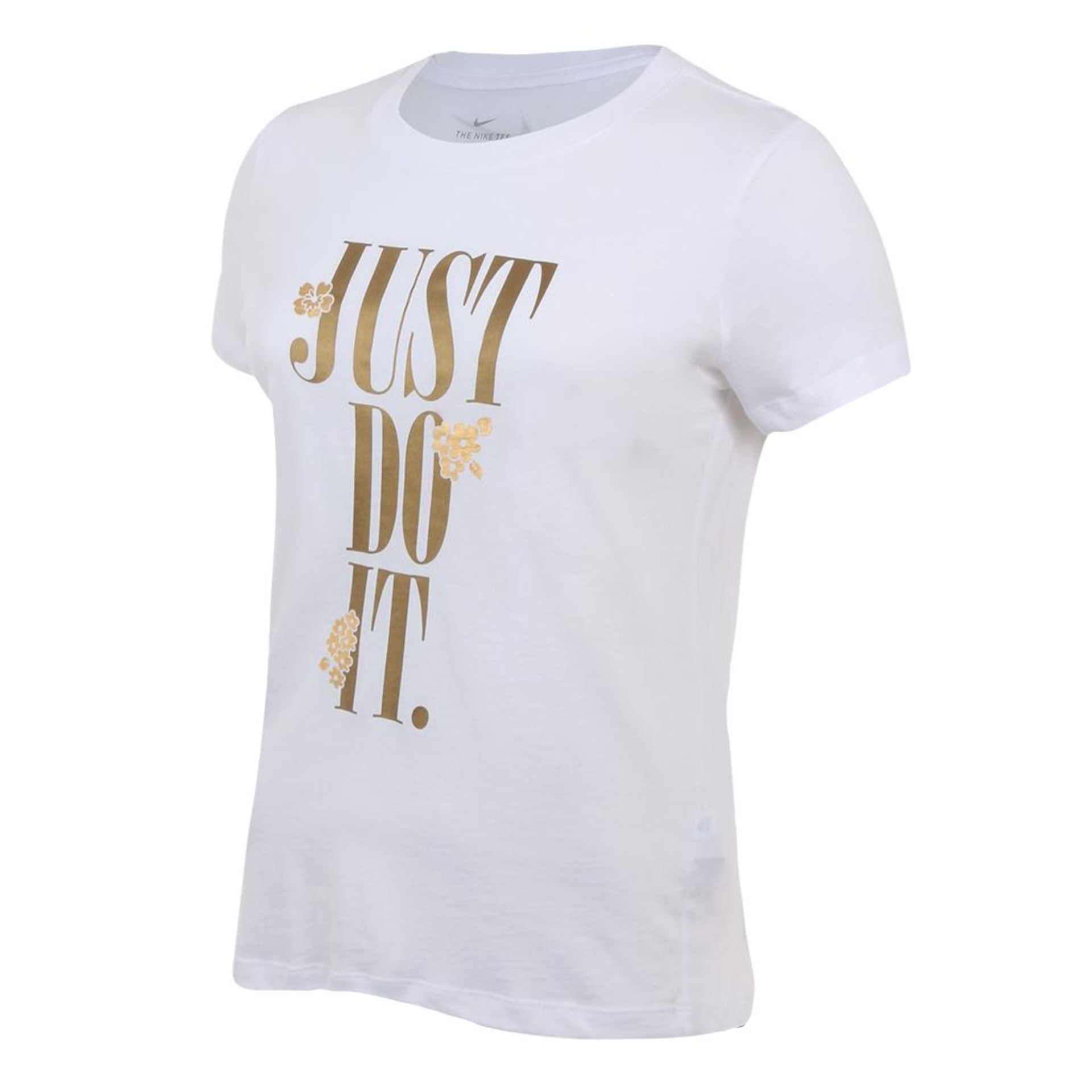 Camiseta Nike Sportswear Shine "Just do It" Feminina - Foto 1