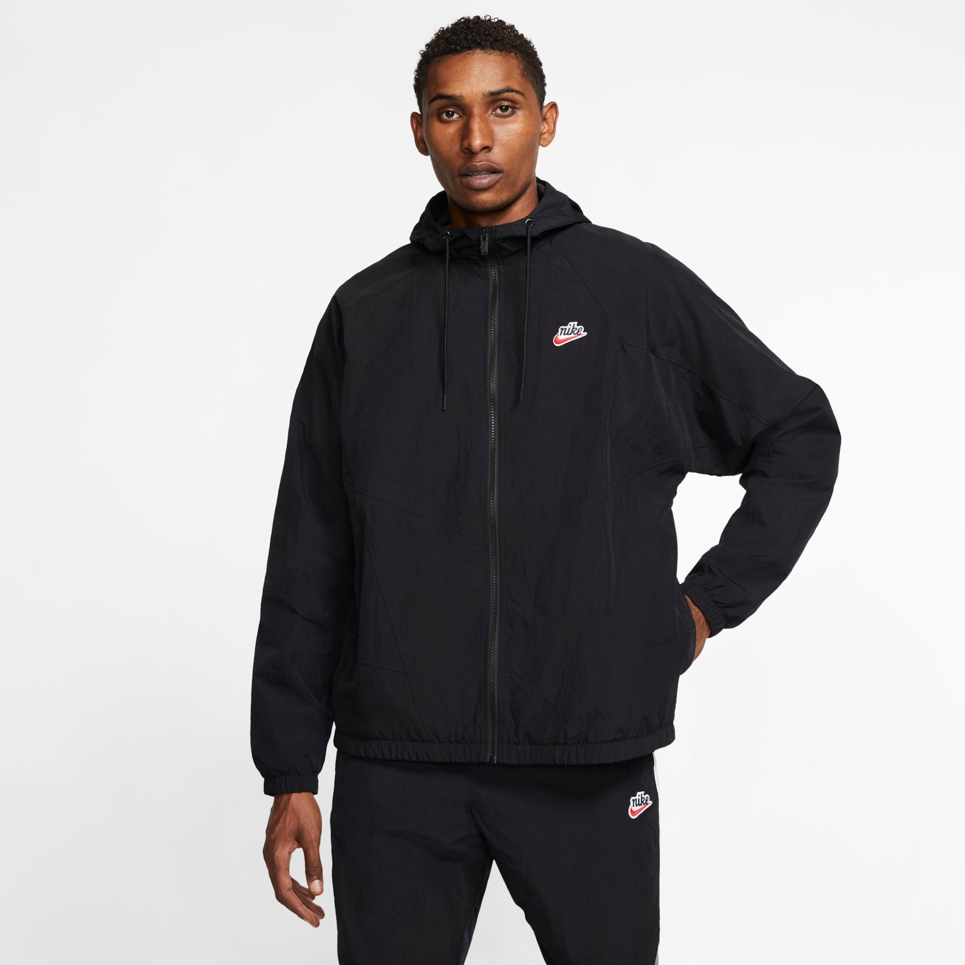 Jaqueta Nike Sportswear Heritage Windrunner Masculina - Foto 1