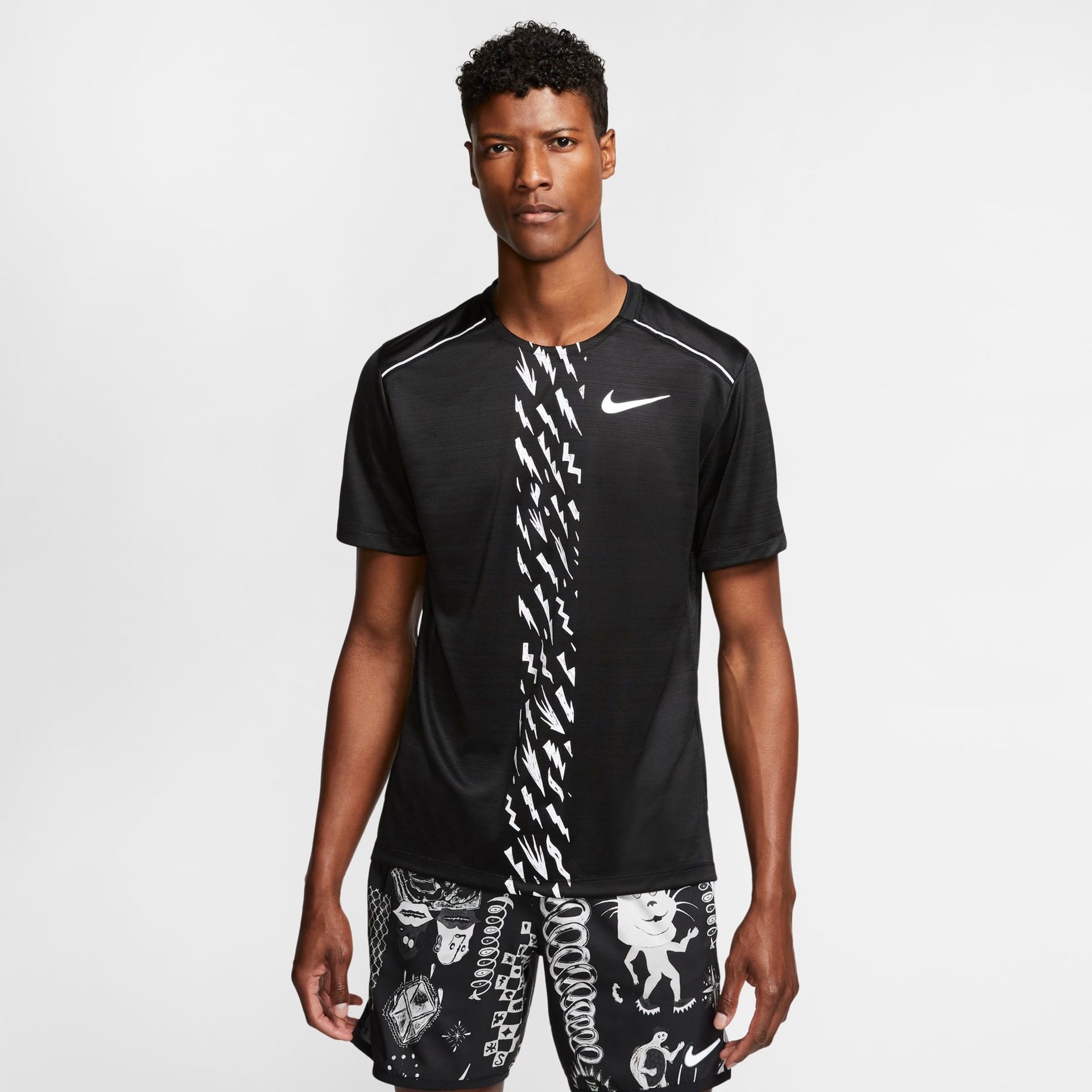 Camiseta Nike Dri-FIT Miler Masculina - Foto 1