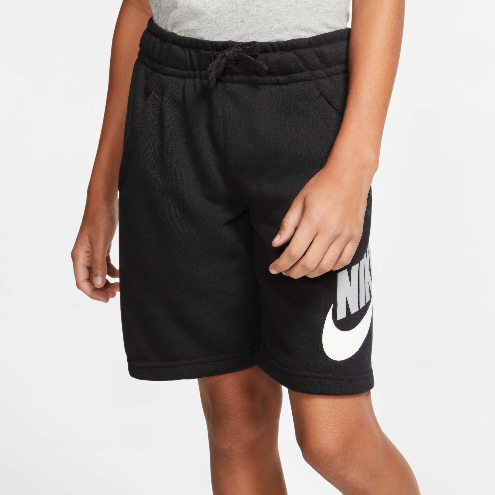 Shorts Nike Sportswear Club Fleece Infantil - Foto 4