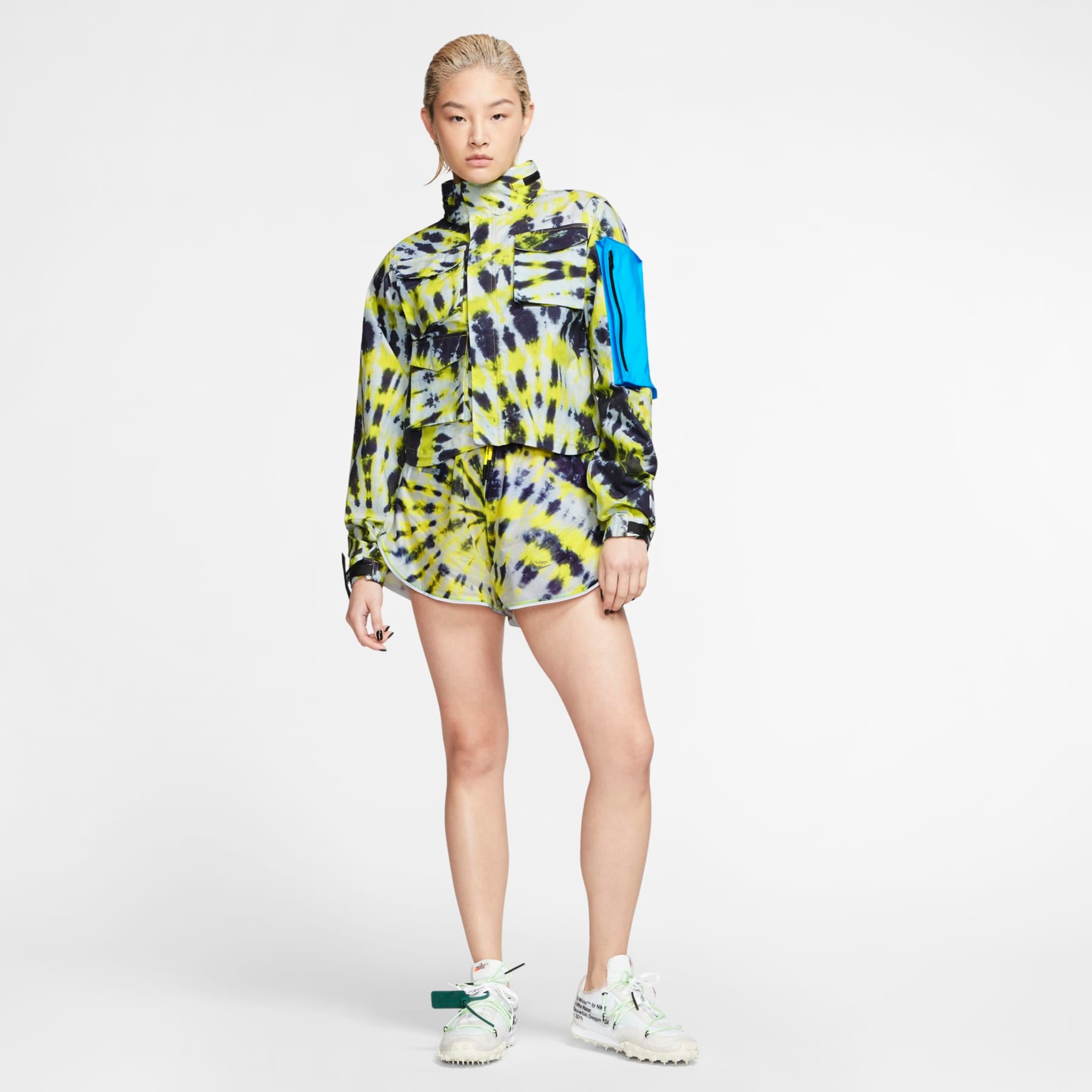 Jaqueta Nike x Off-White&trade; Tie Dye Feminina - Foto 13