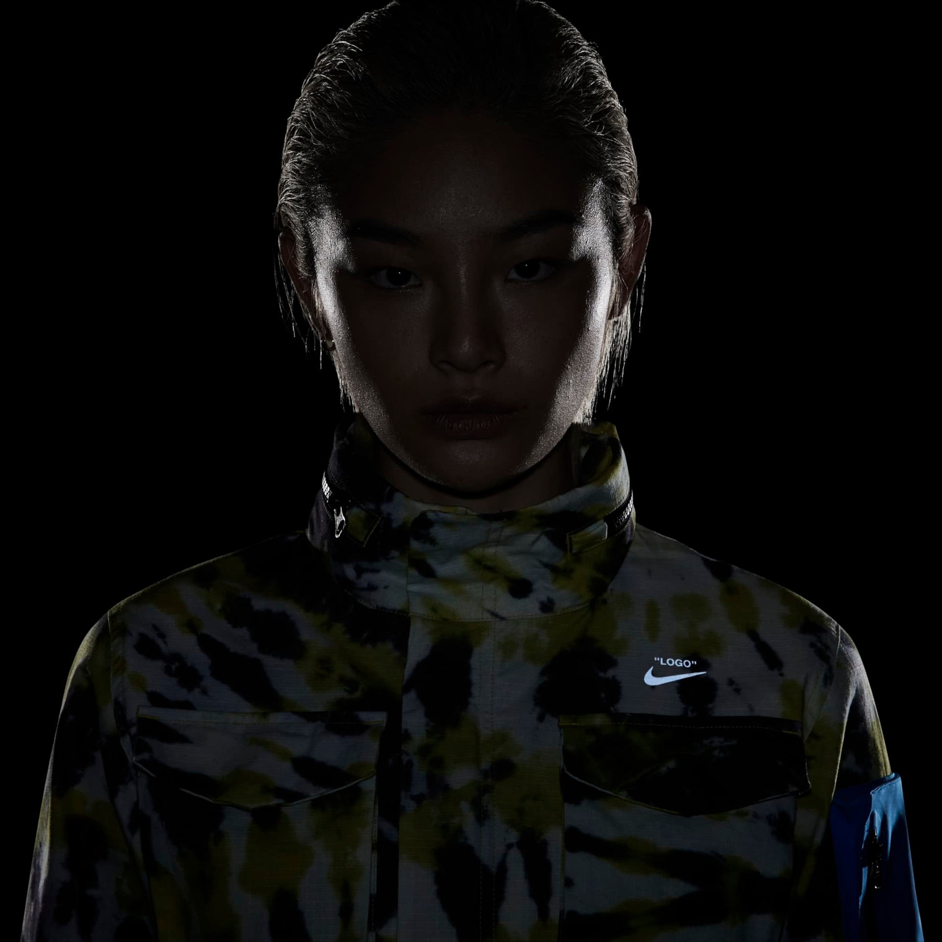 Jaqueta Nike x Off-White&trade; Tie Dye Feminina - Foto 14