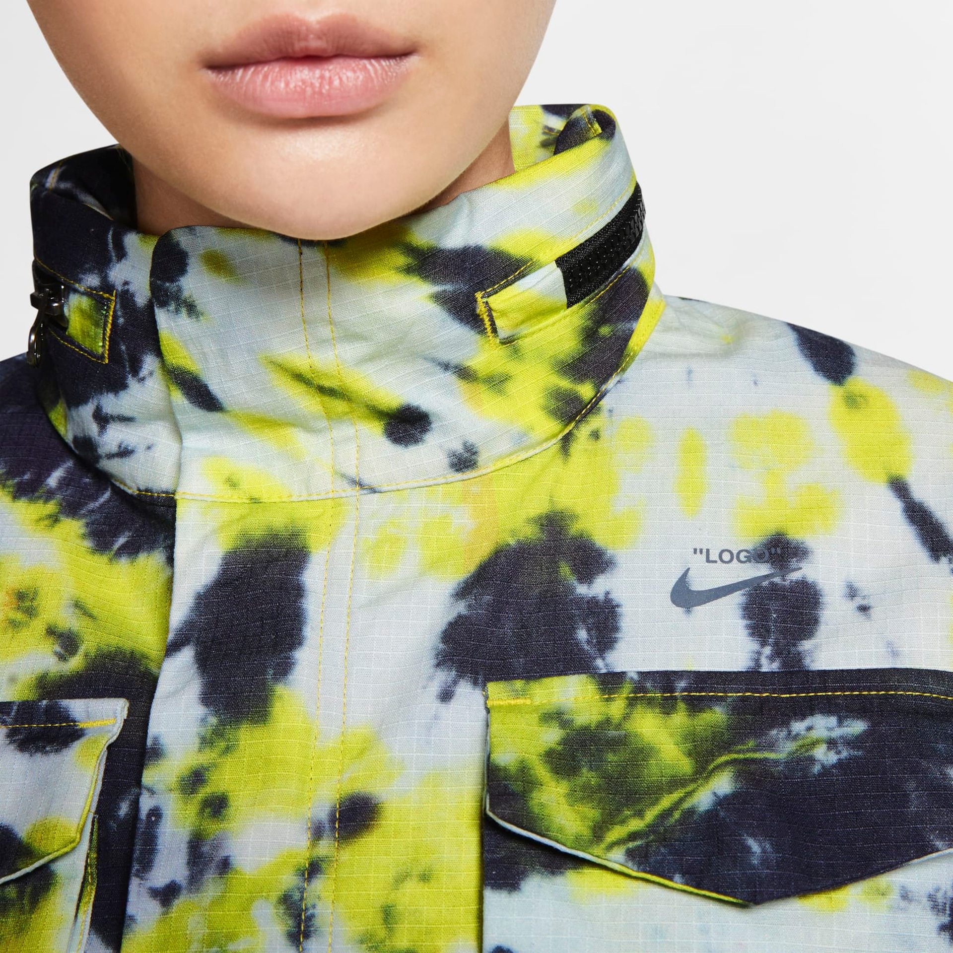 Jaqueta Nike x Off-White&trade; Tie Dye Feminina - Foto 7