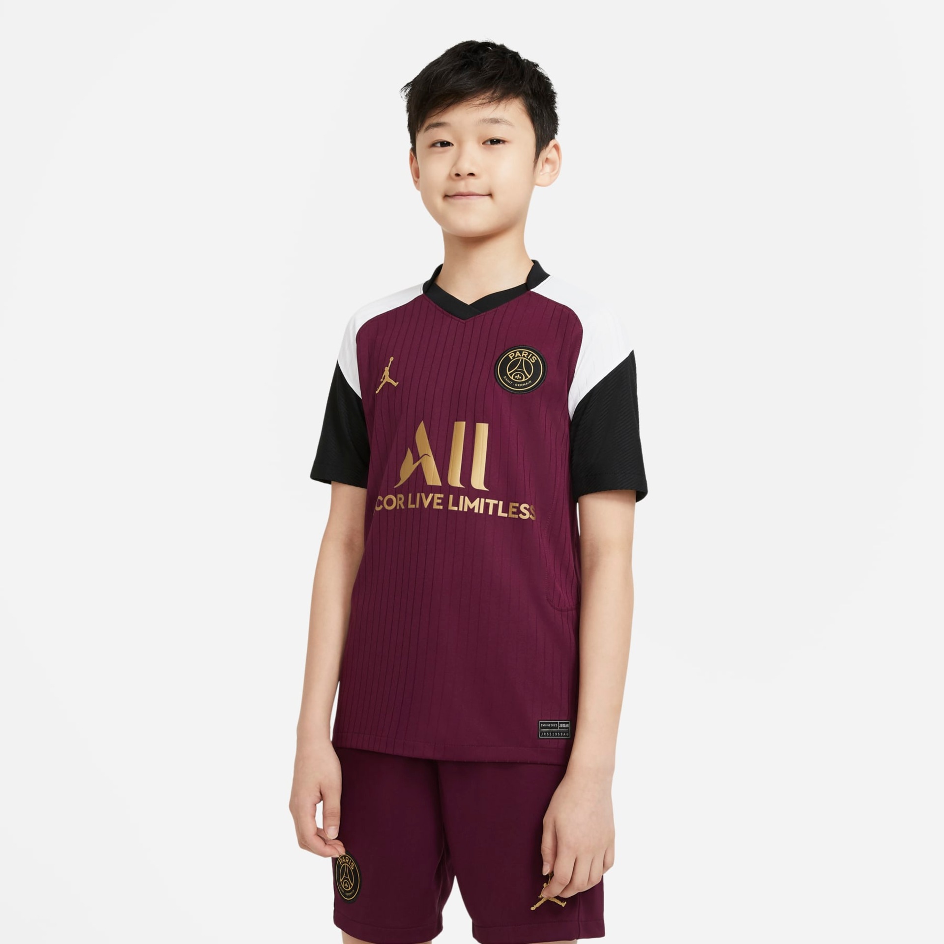 Camisa Nike PSG III 2020/21 Torcedor Pro Infantil - Foto 1