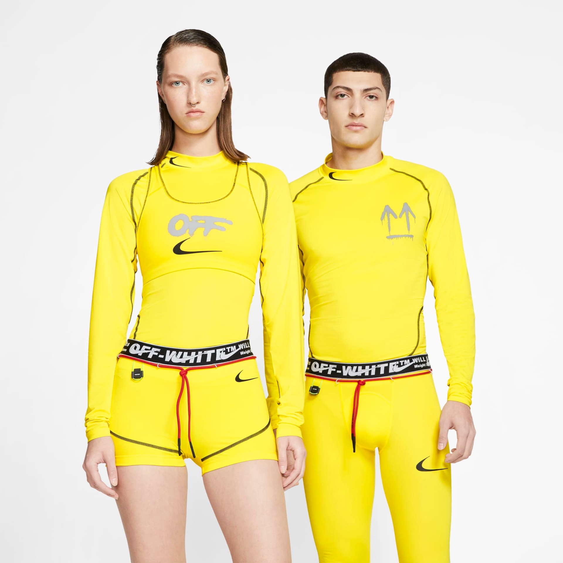 Camiseta Nike x Off-White&trade; Pro Masculina - Foto 1