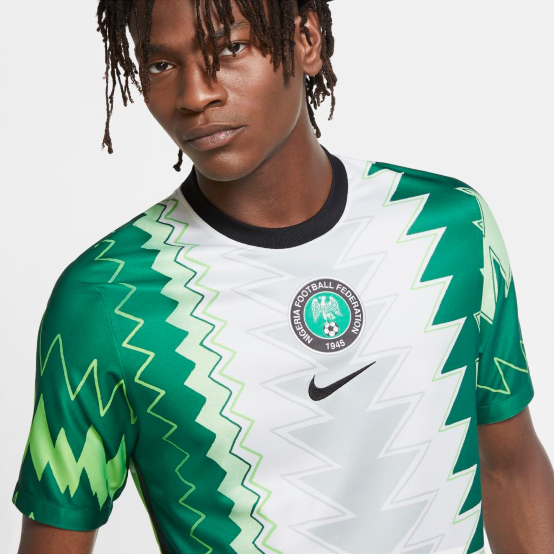 Camisa Nike Nigéria I 2020/21 Torcedor Pro Masculina - Foto 3