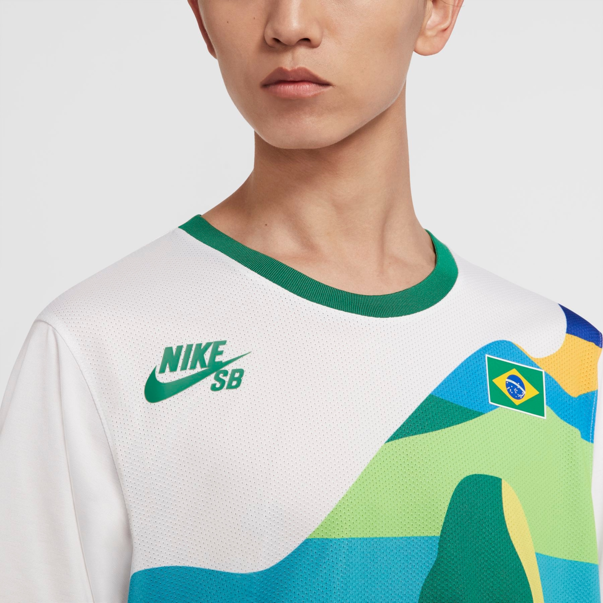 Camiseta Nike SB Brasil Ring Masculina - Foto 3