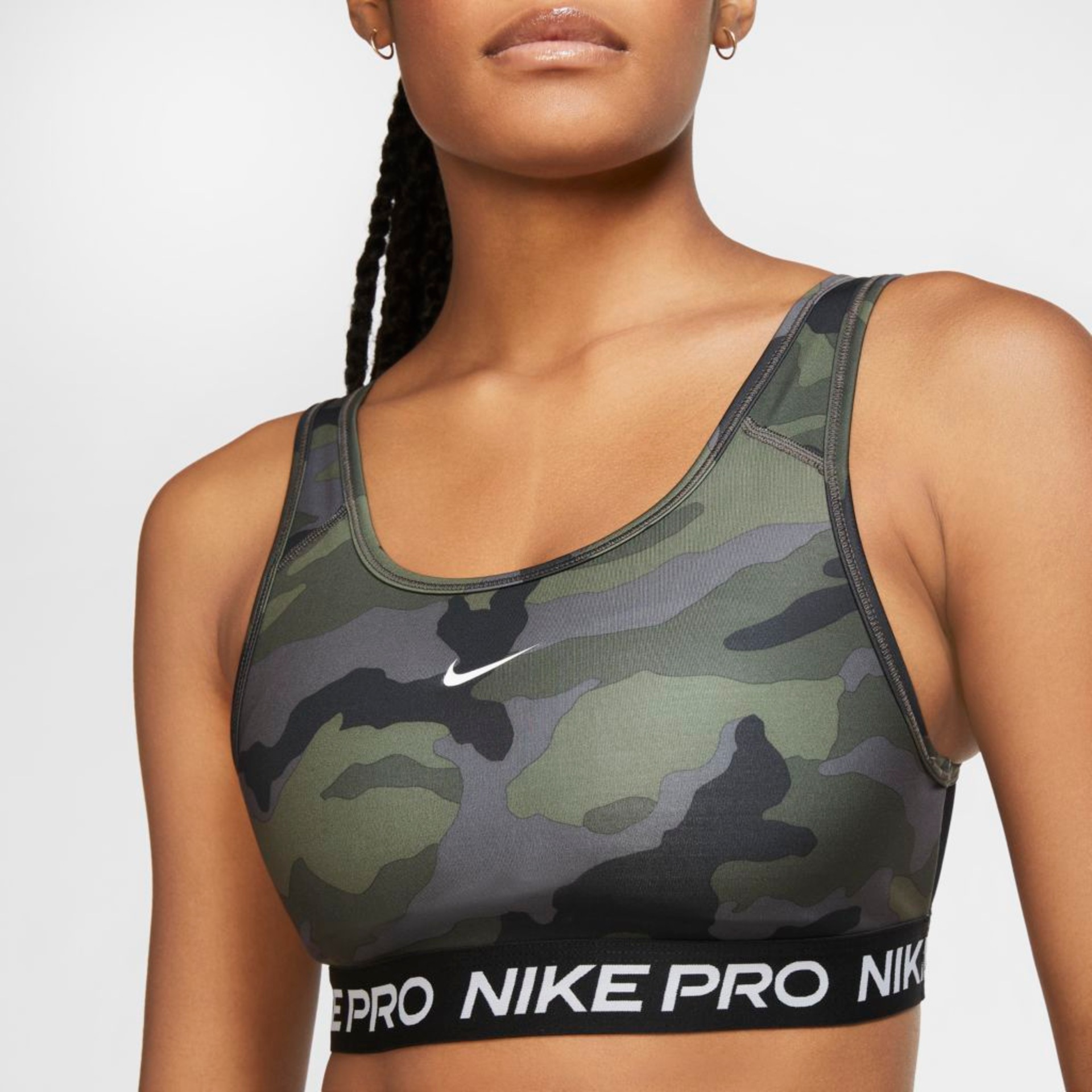 Top Nike Pro Swoosh Feminino - Foto 3