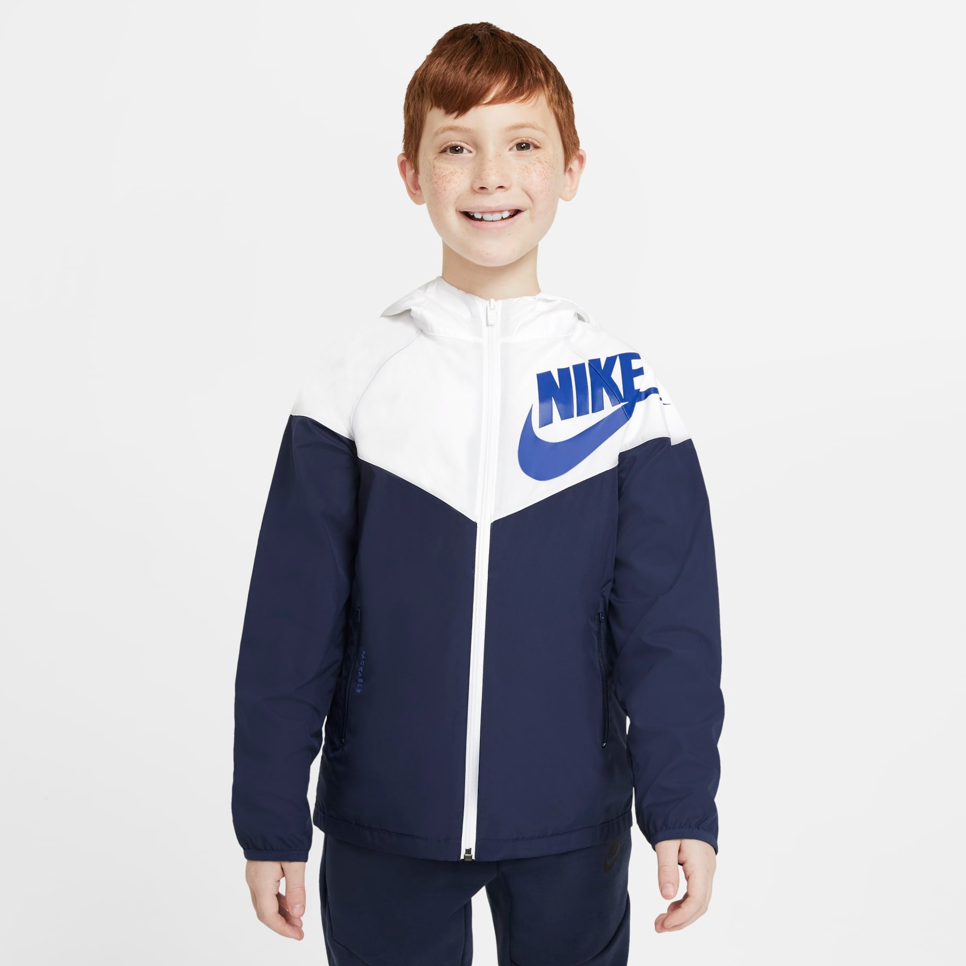 Jaqueta Nike Sportswear Windrunner Infantil - Foto 1