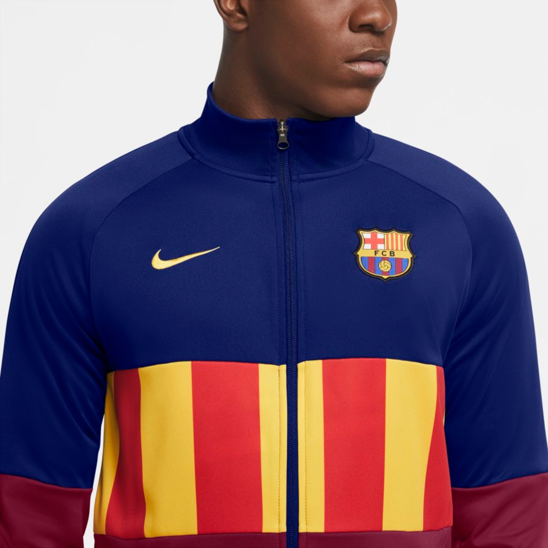 Jaqueta Nike Barcelona Track Masculina - Foto 3