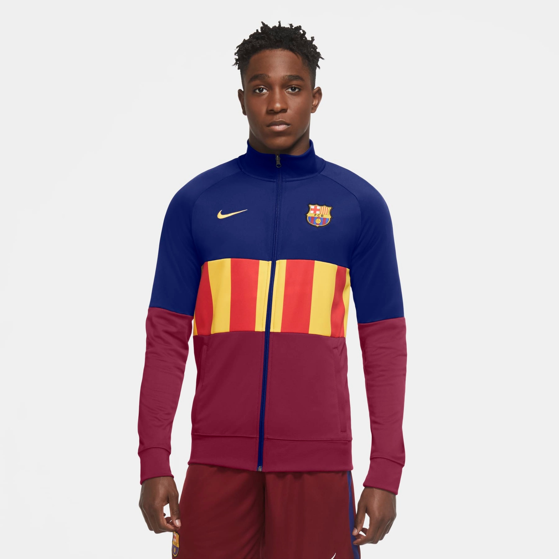Jaqueta Nike Barcelona Track Masculina - Foto 1