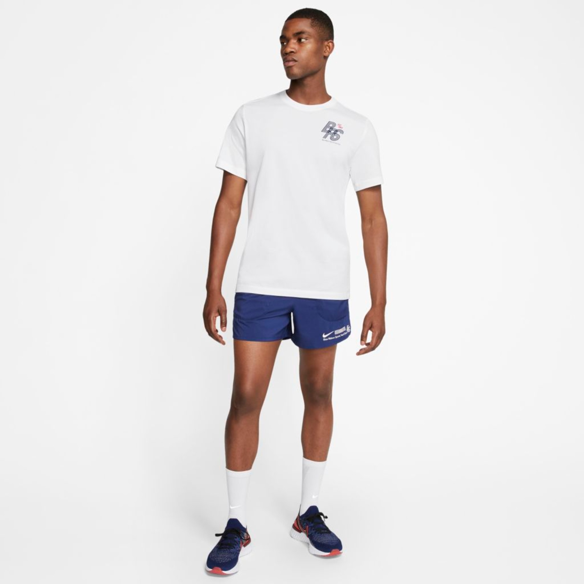 Camiseta Nike Dri-FIT Blue Ribbon Sports Masculina - Foto 5