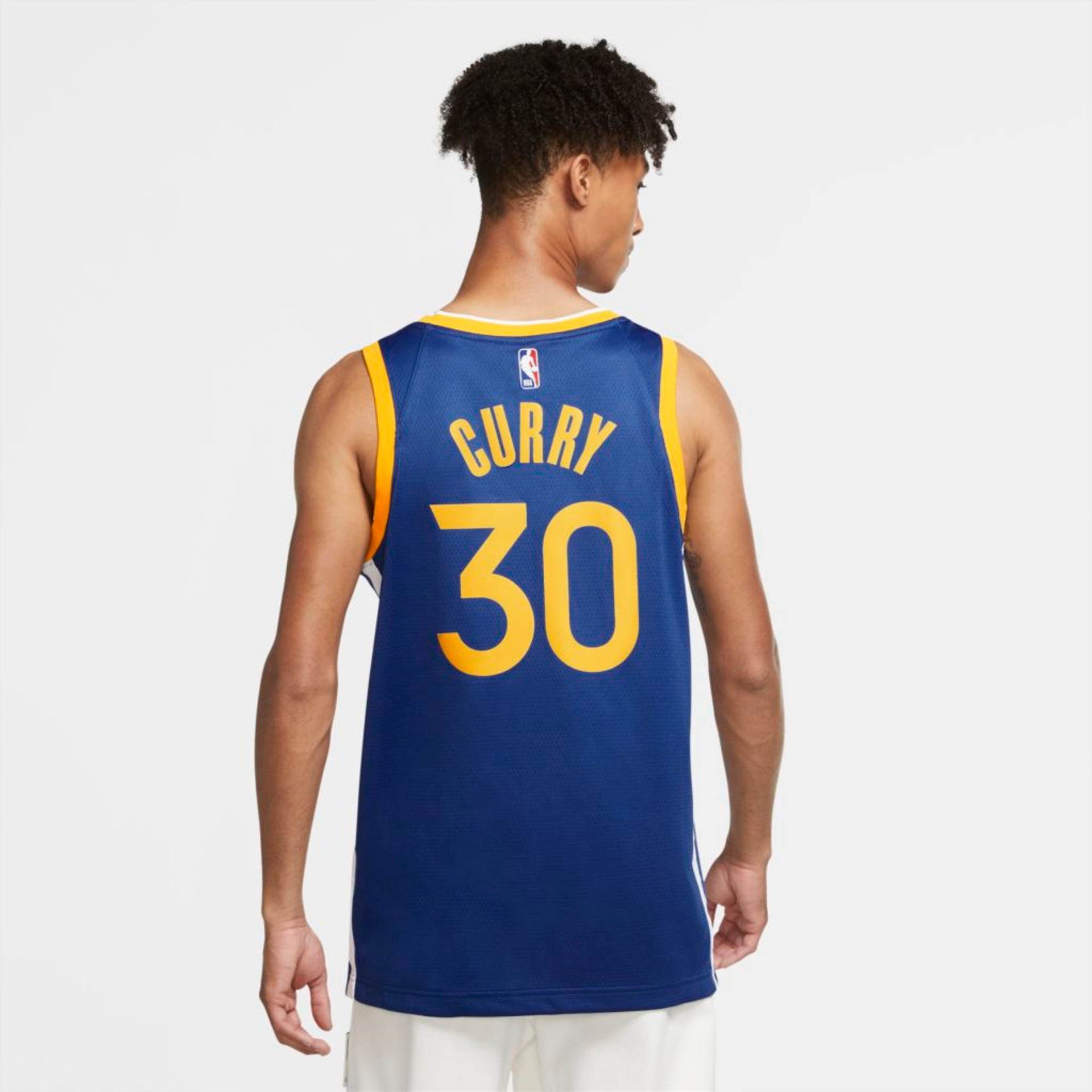 Regata Nike Stephen Curry Warriors Icon Edition 2020 Masculina - Foto 2