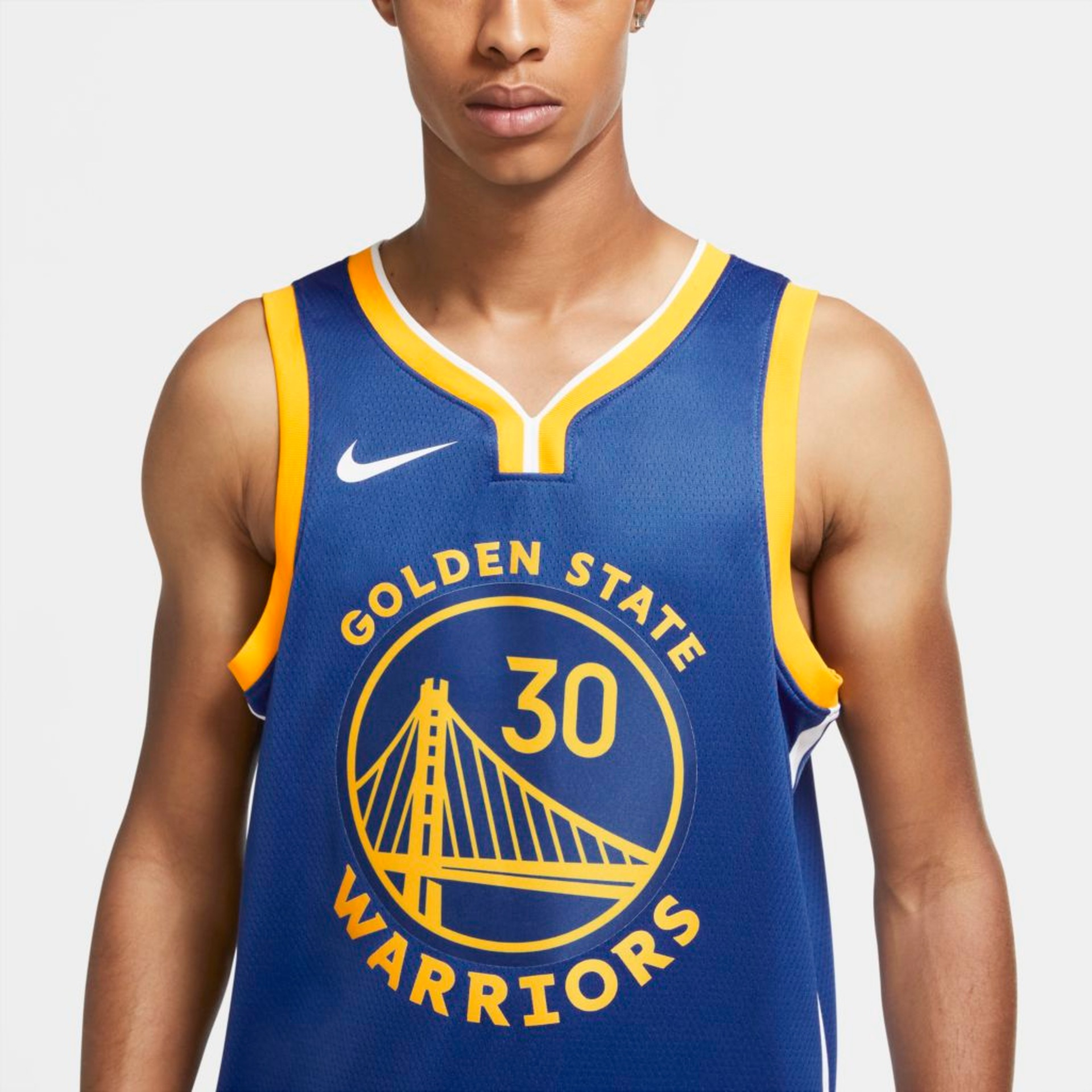 Regata Nike Stephen Curry Warriors Icon Edition 2020 Masculina - Foto 3