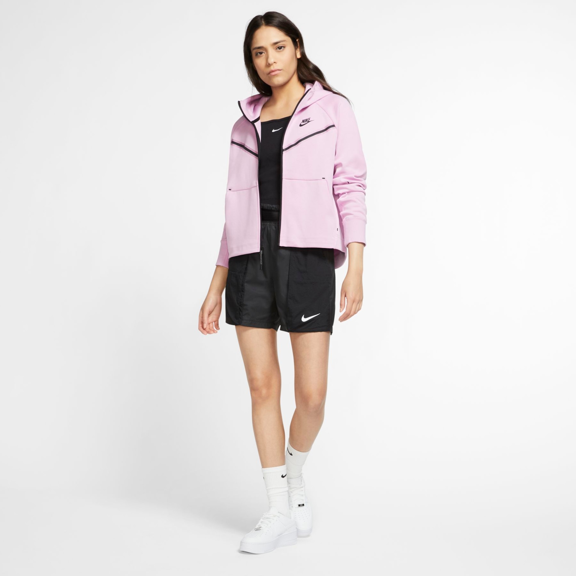 Blusão Nike Sportswear Tech Fleece Essential Feminino - Foto 5