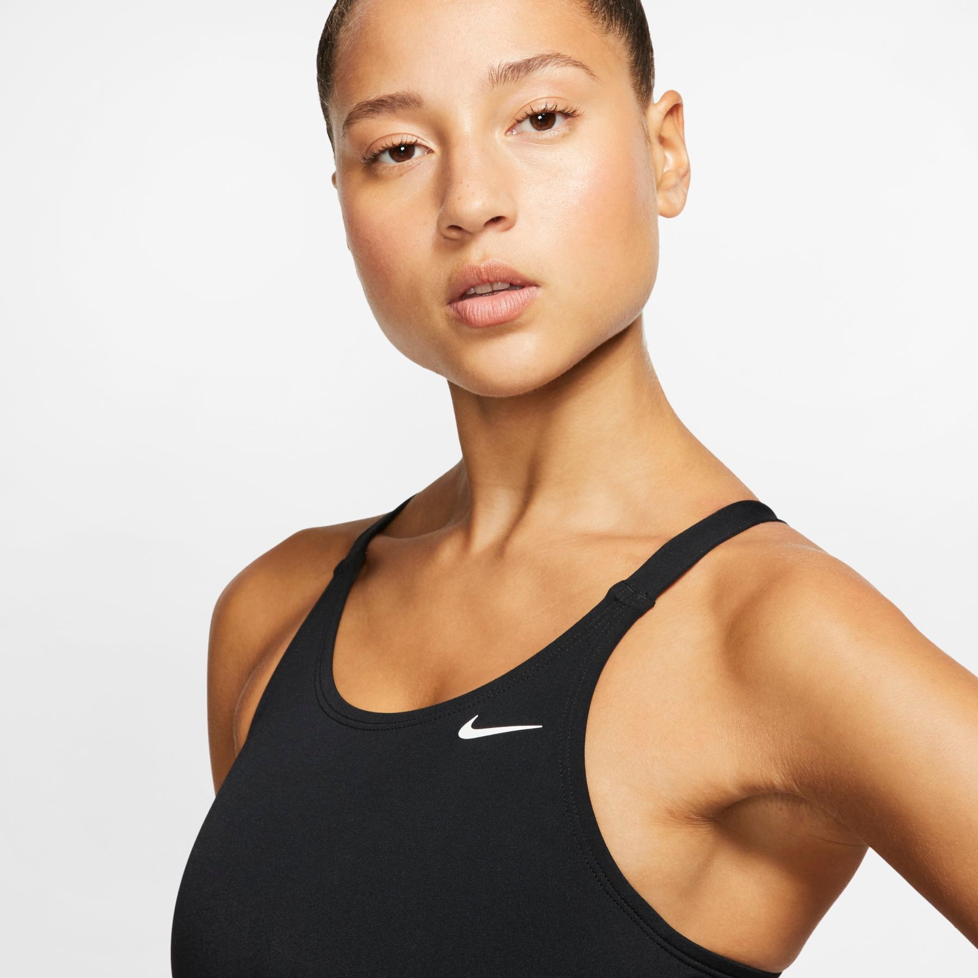 Maiô Nike Poly Solid Feminino - Foto 4