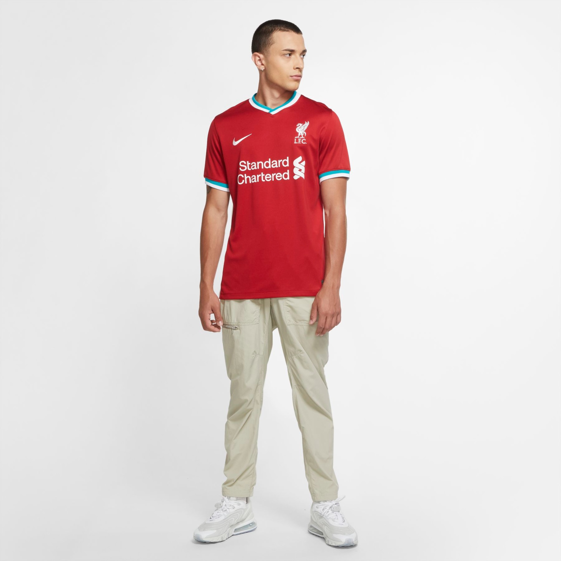 Camisa Nike Liverpool I 2020/21 Torcedor Pro Masculina - Foto 6