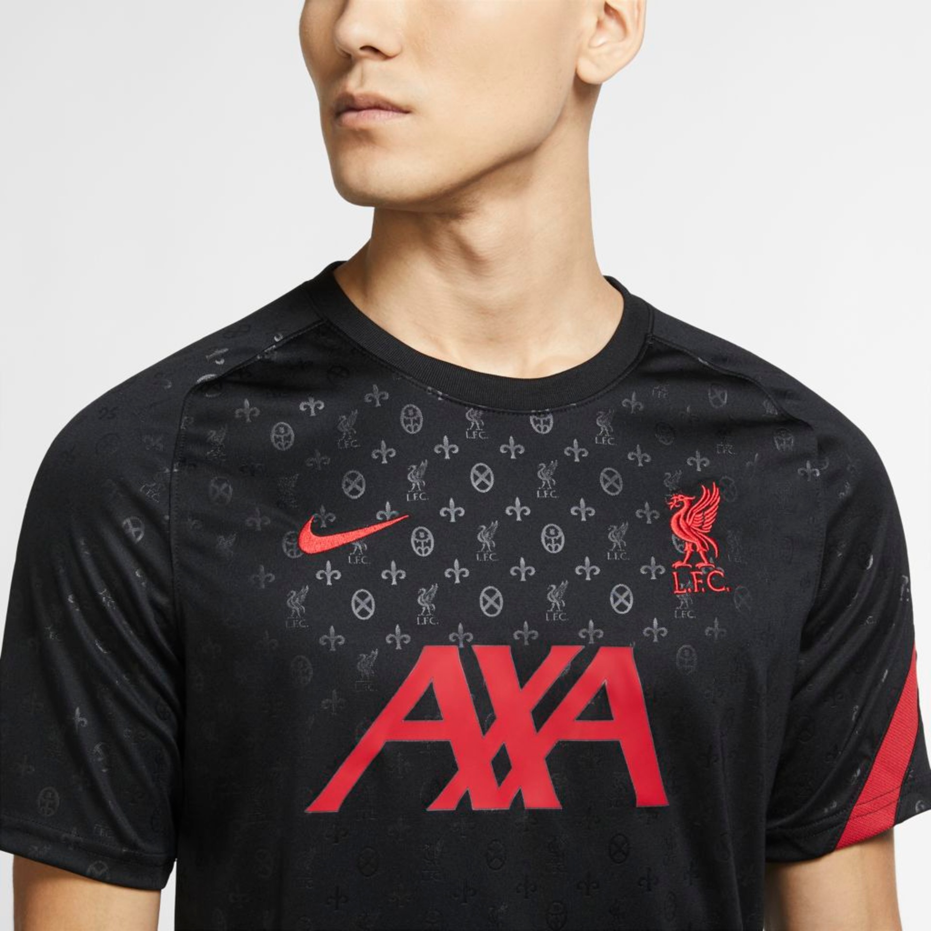 Camisa Nike Liverpool Pré Jogo 2020/21 Masculina - Foto 3