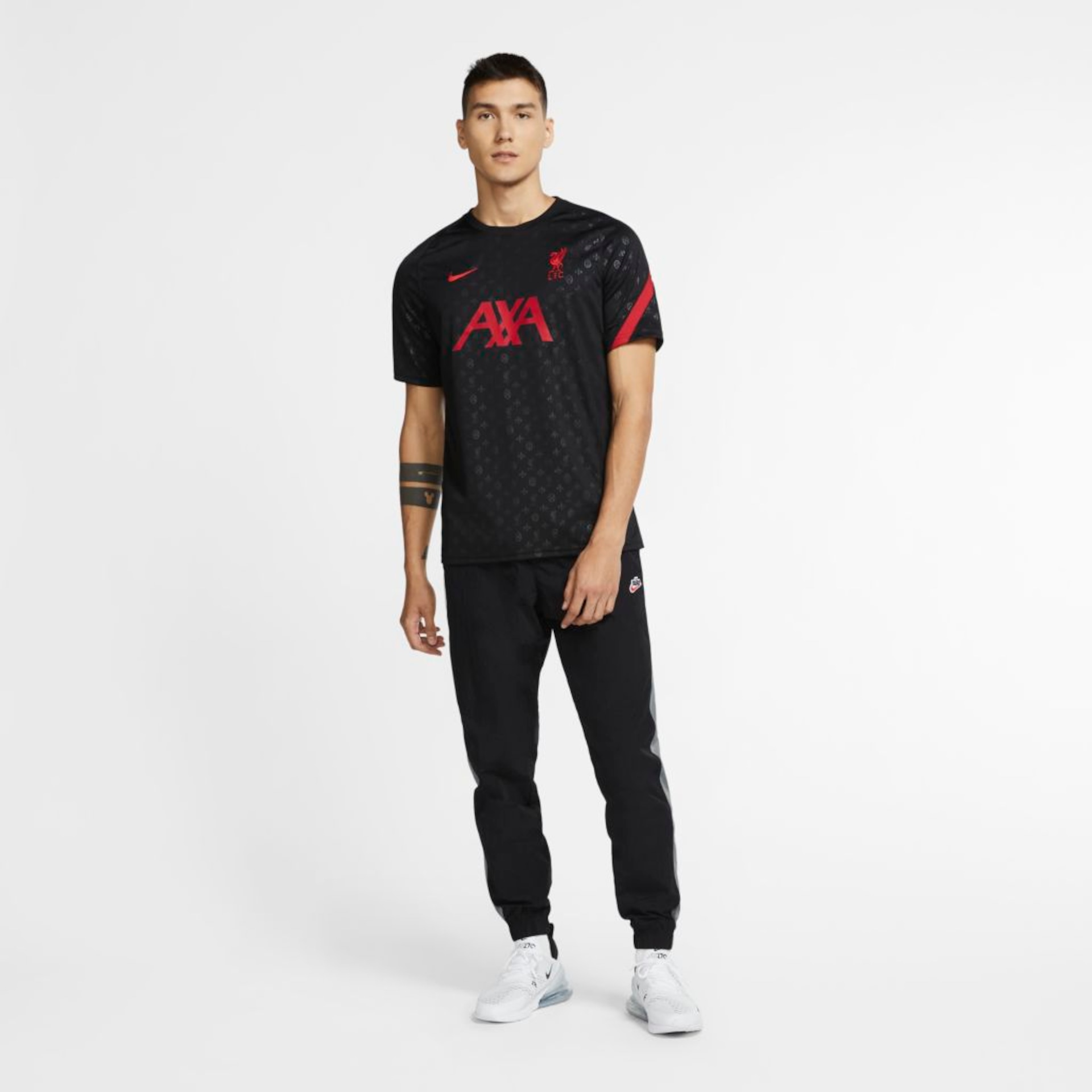Camisa Nike Liverpool Pré Jogo 2020/21 Masculina - Foto 6
