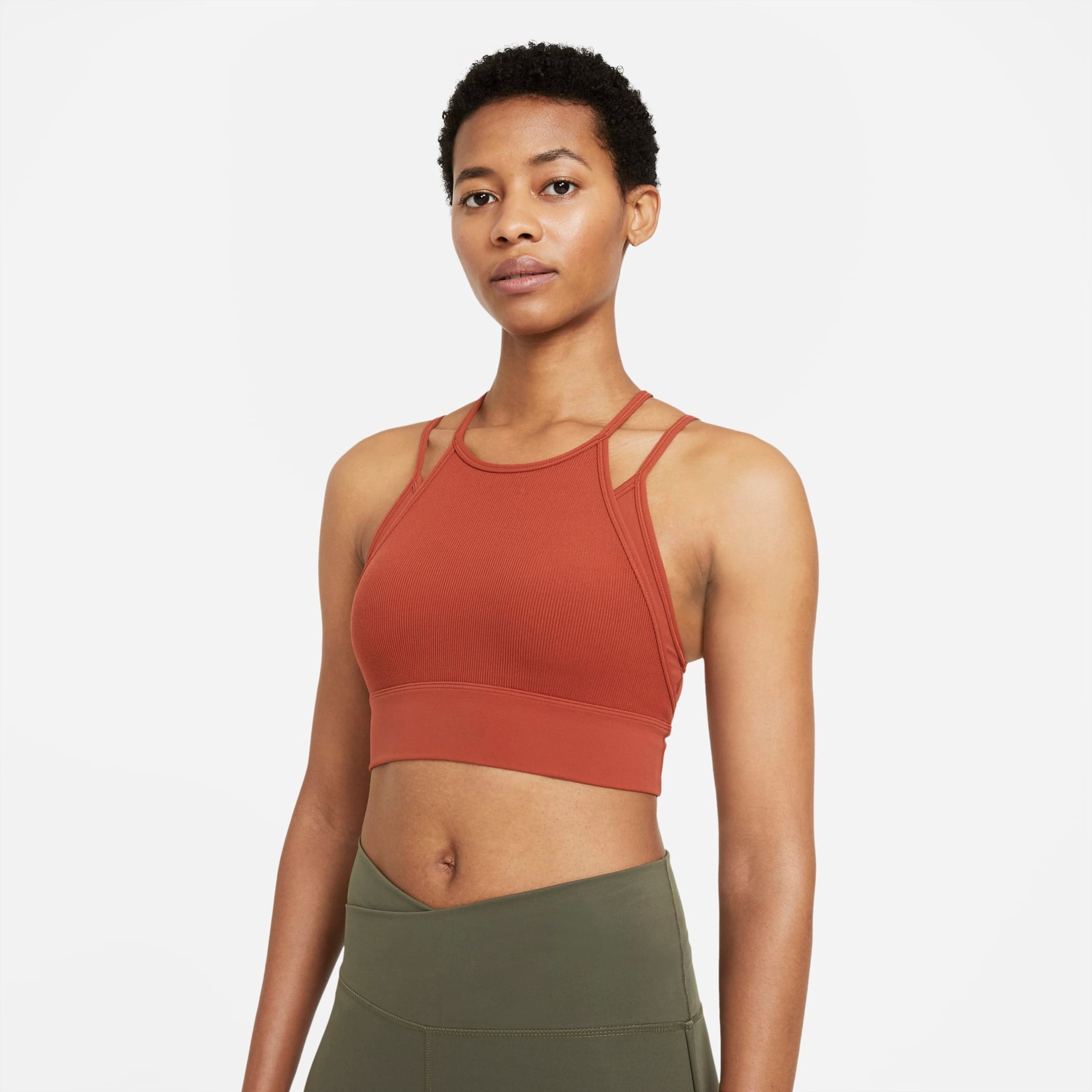 Top Nike Yoga Dri-FIT Indy Feminino - Foto 1