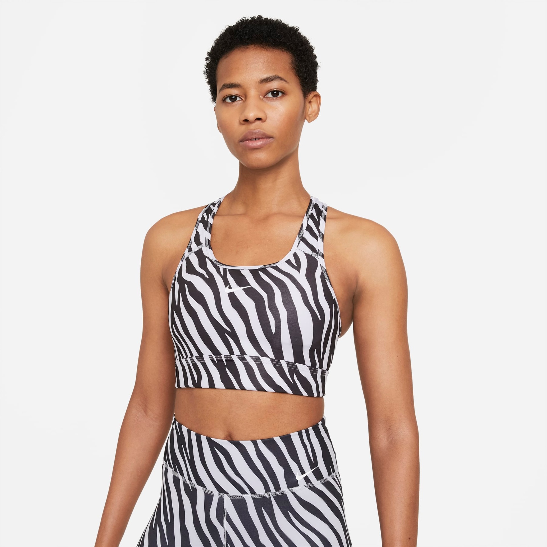 Top Nike Dri-FIT Swoosh Icon Clash Feminino - Foto 1