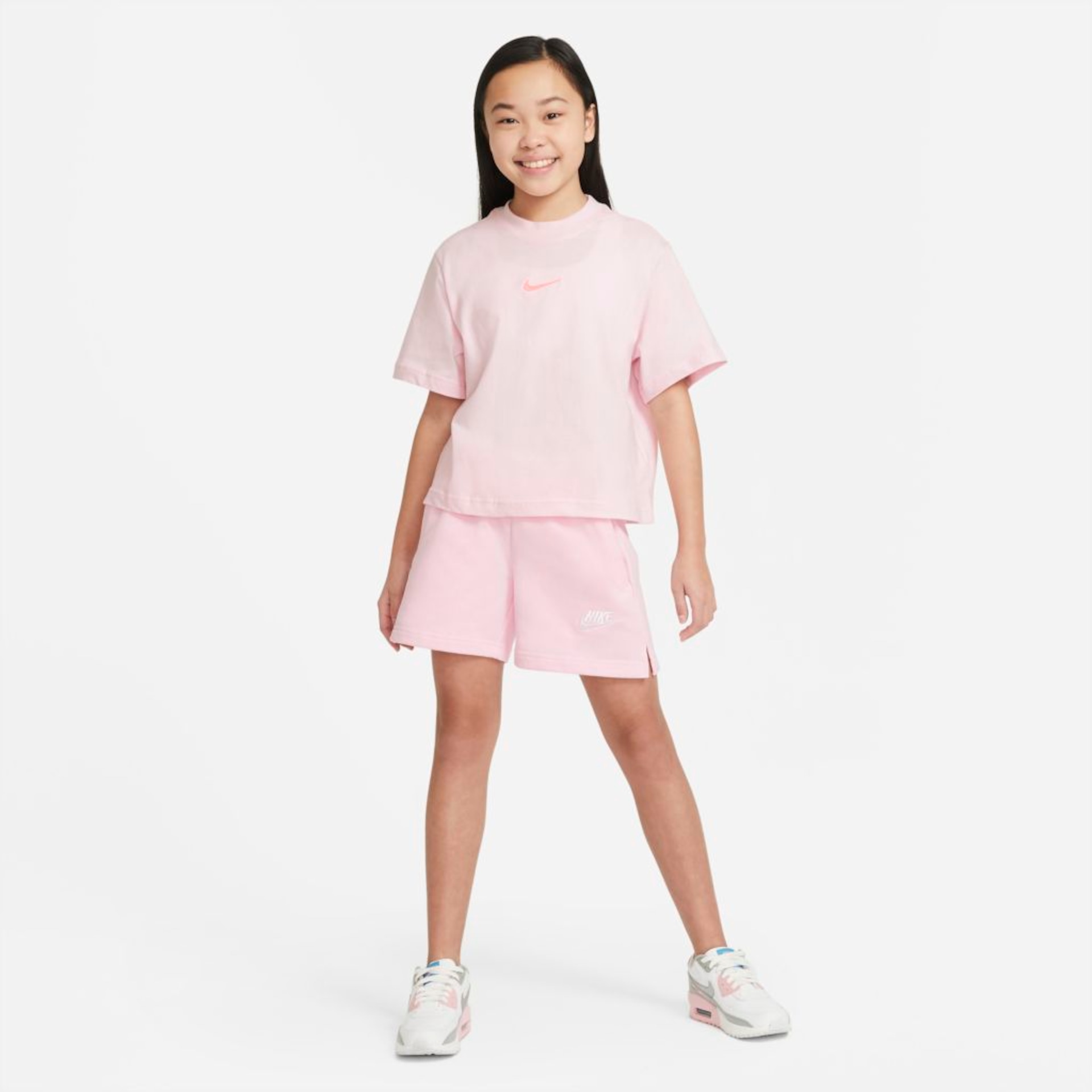 Shorts Nike Sportswear Club Infantil - Foto 7