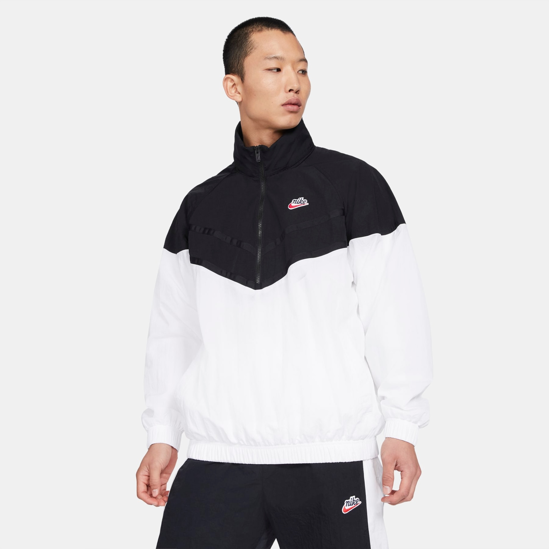 Jaqueta Nike Sportswear Heritage Windrunner Masculina - Foto 1
