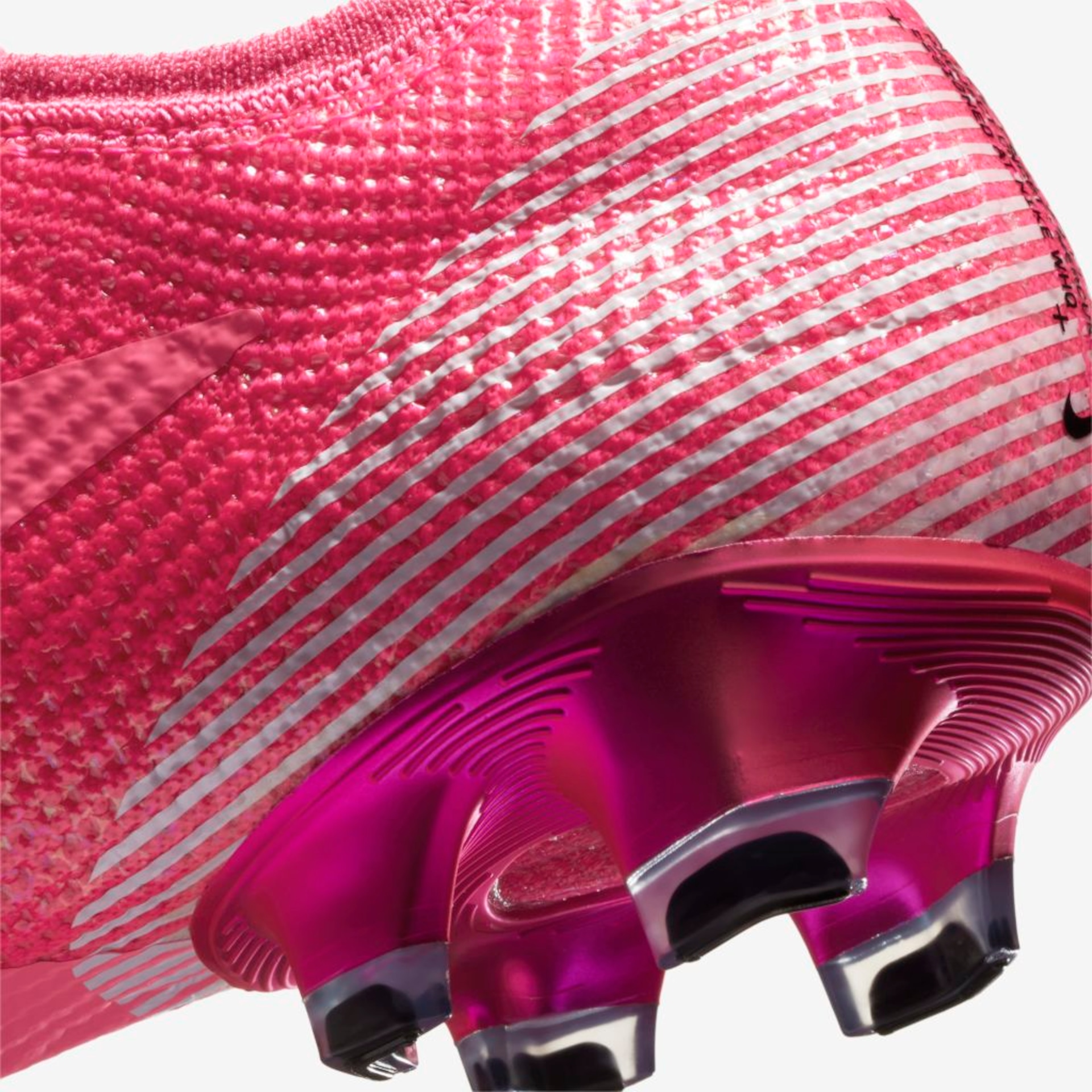 Chuteira Nike Mercurial Vapor 13 Elite Mbappé Rosa Campo - Foto 9