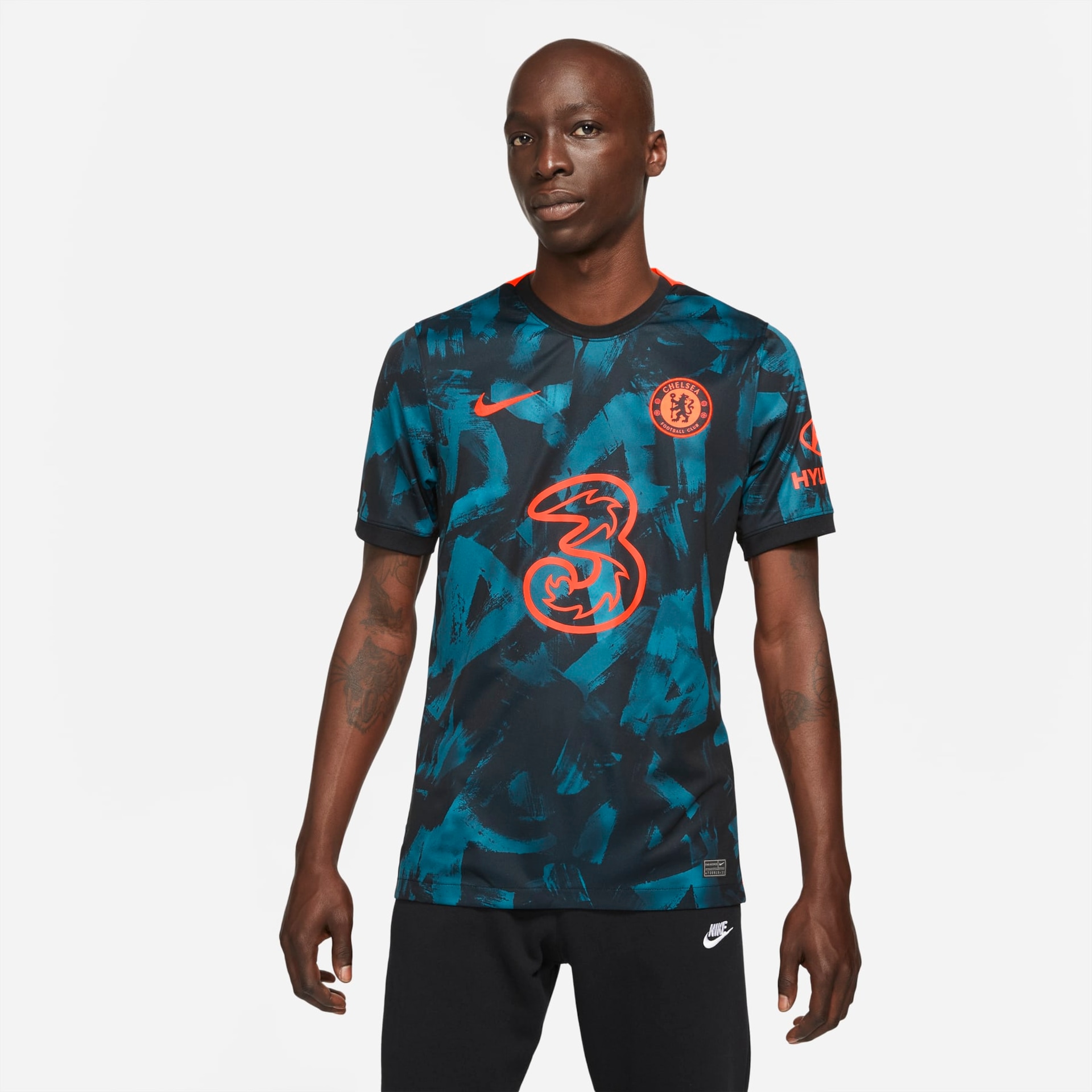 Camiseta Nike Chelsea  III 2021/22 Torcedor Pro Masculina - Foto 1