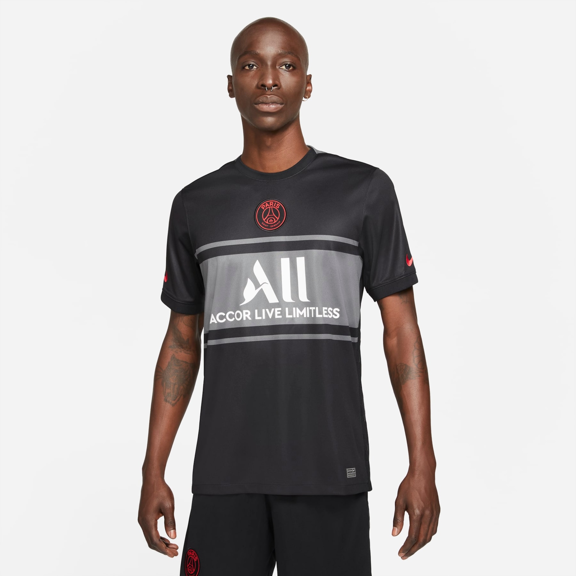 Camiseta Nike PSG III 2021/22 Torcedor Pro Masculina - Nike