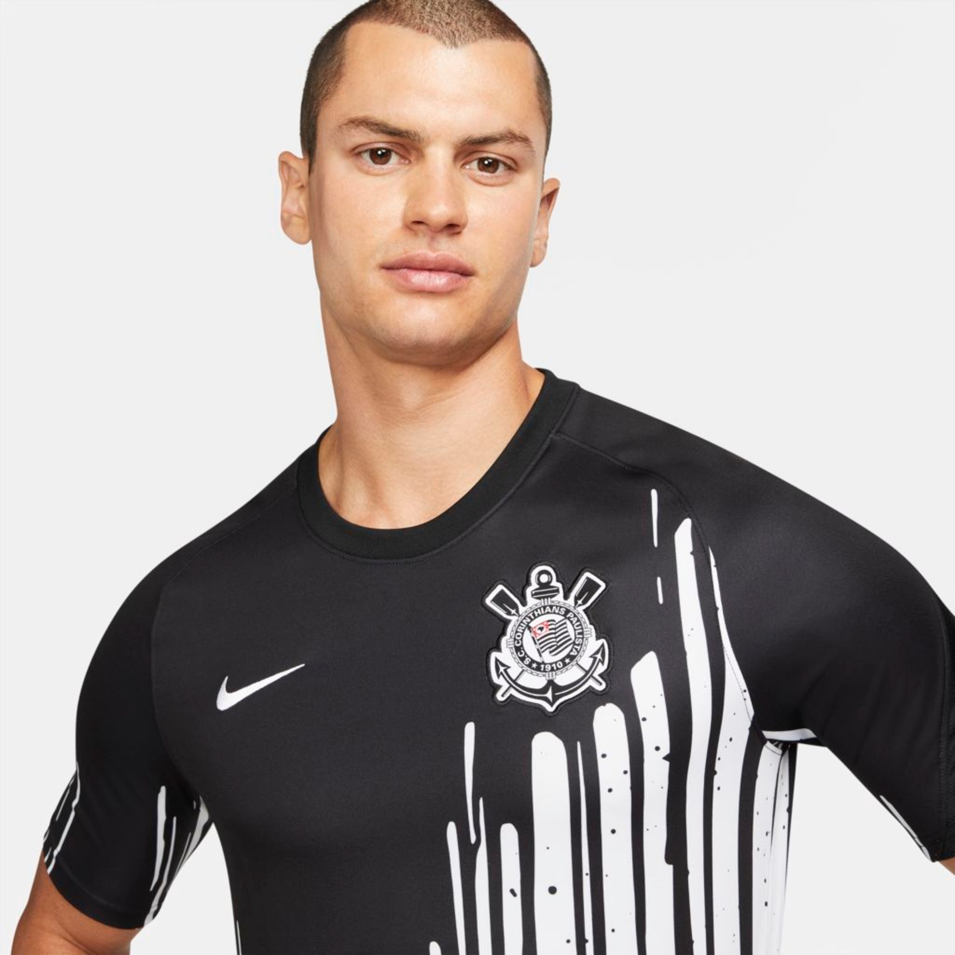 Camiseta Nike Pre Match Corinthians Masculina - Foto 3