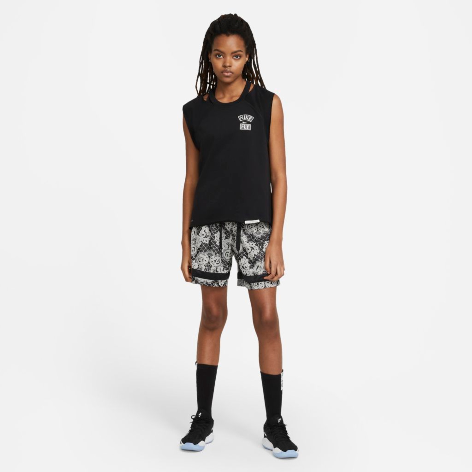 Shorts Nike Fly Crossover Feminino - Foto 7