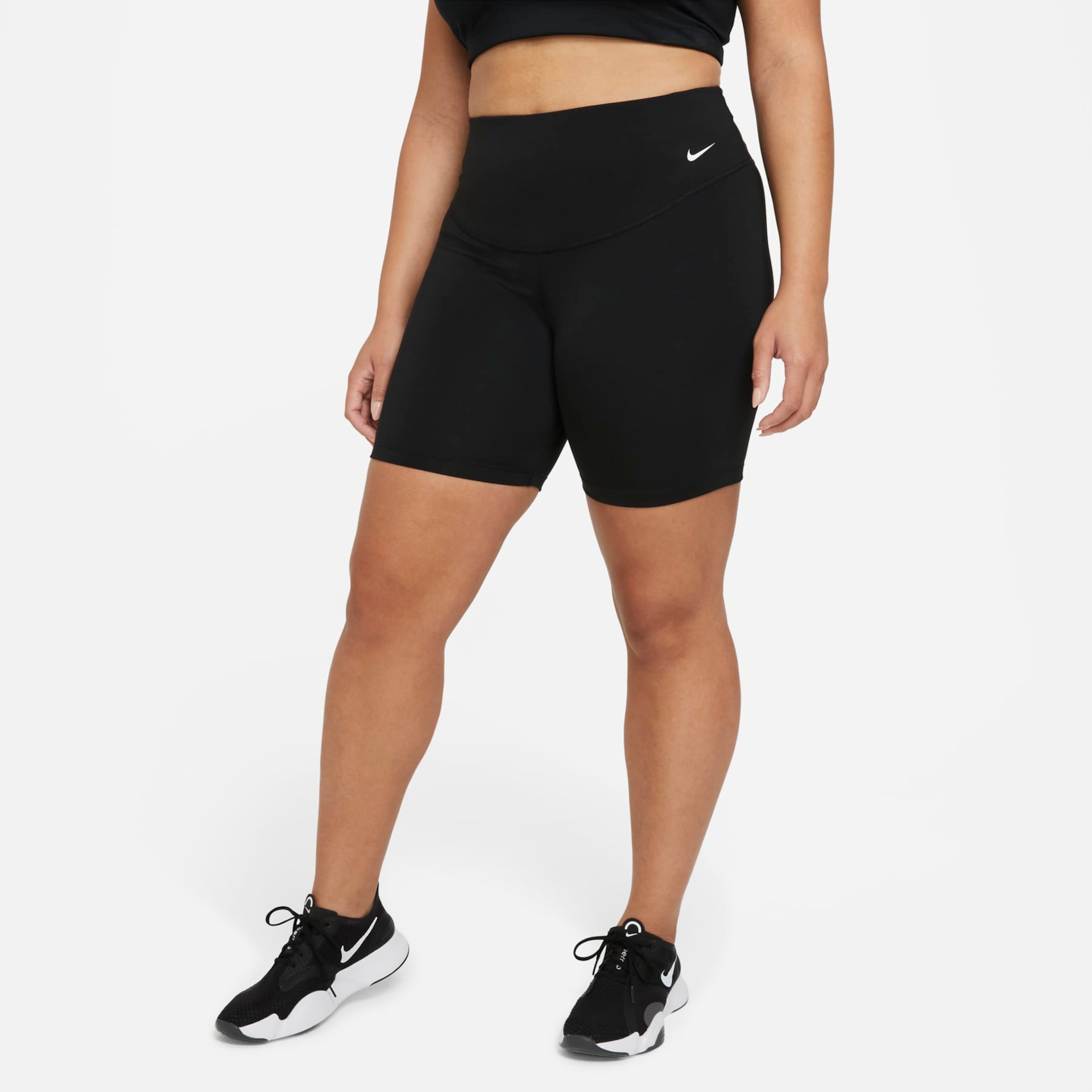 Plus Size - Shorts Nike One Feminino - Foto 1