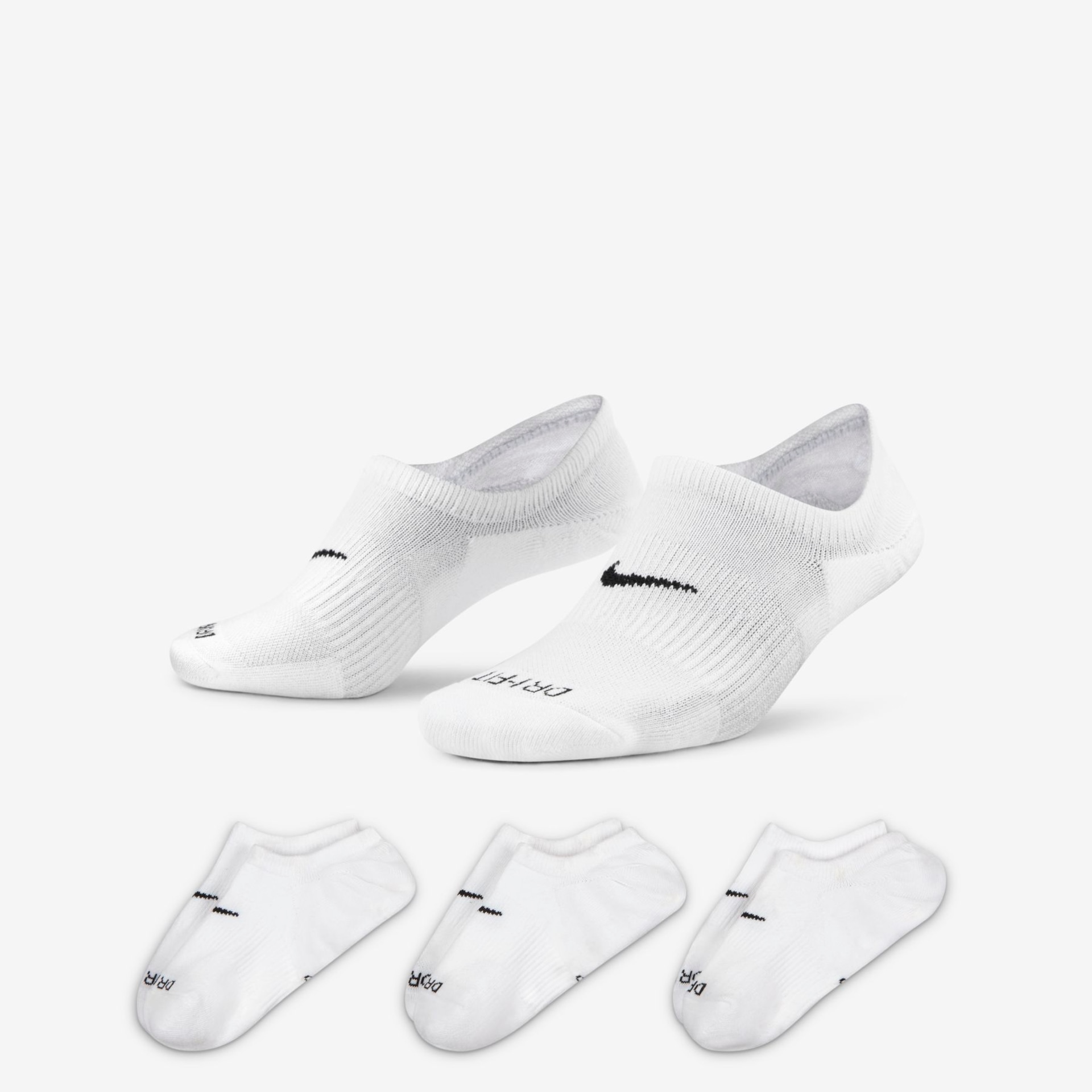 Meia Nike Everyday Plus Cushioned (3 Pares) Feminina - Foto 1