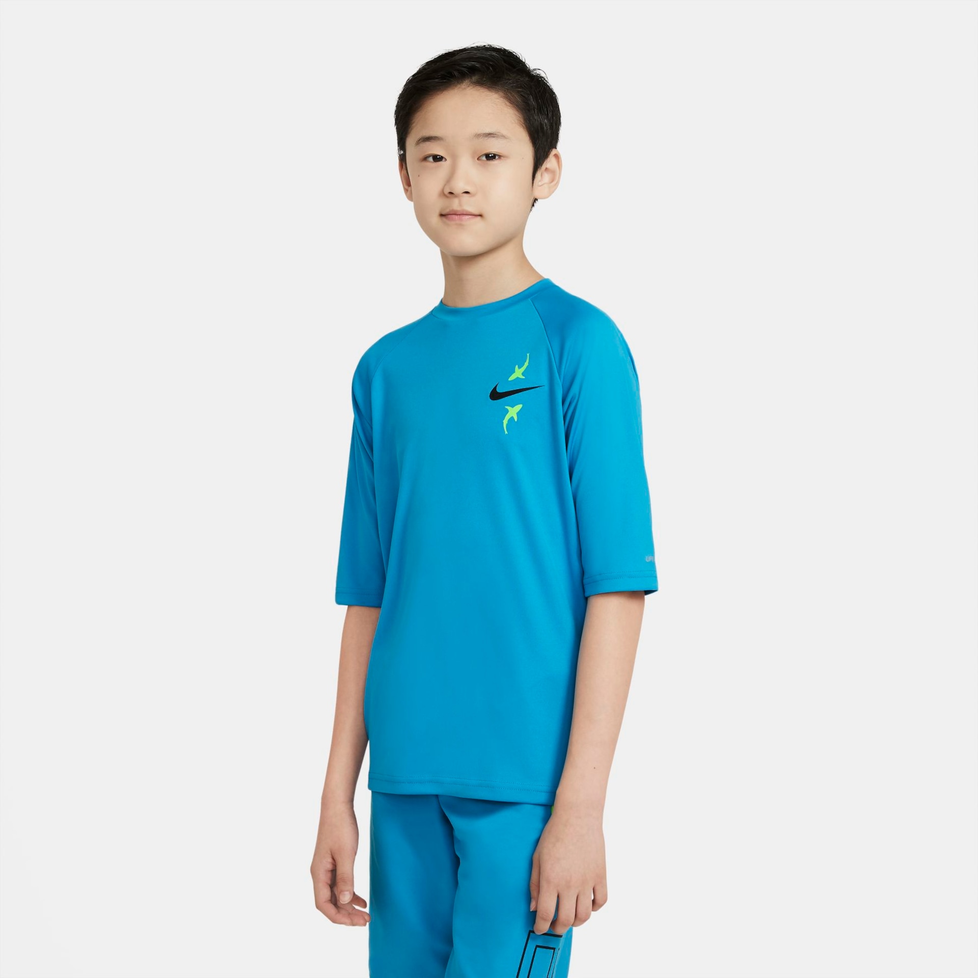 Camiseta Nike Hydroguard Shark UV Infantil - Foto 1