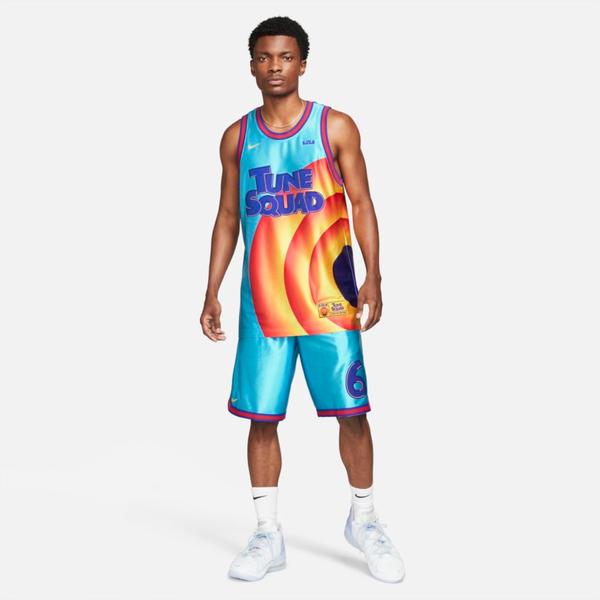 Regata Nike LeBron x Space Jam 2 "Time Squad" Masculina - Foto 6