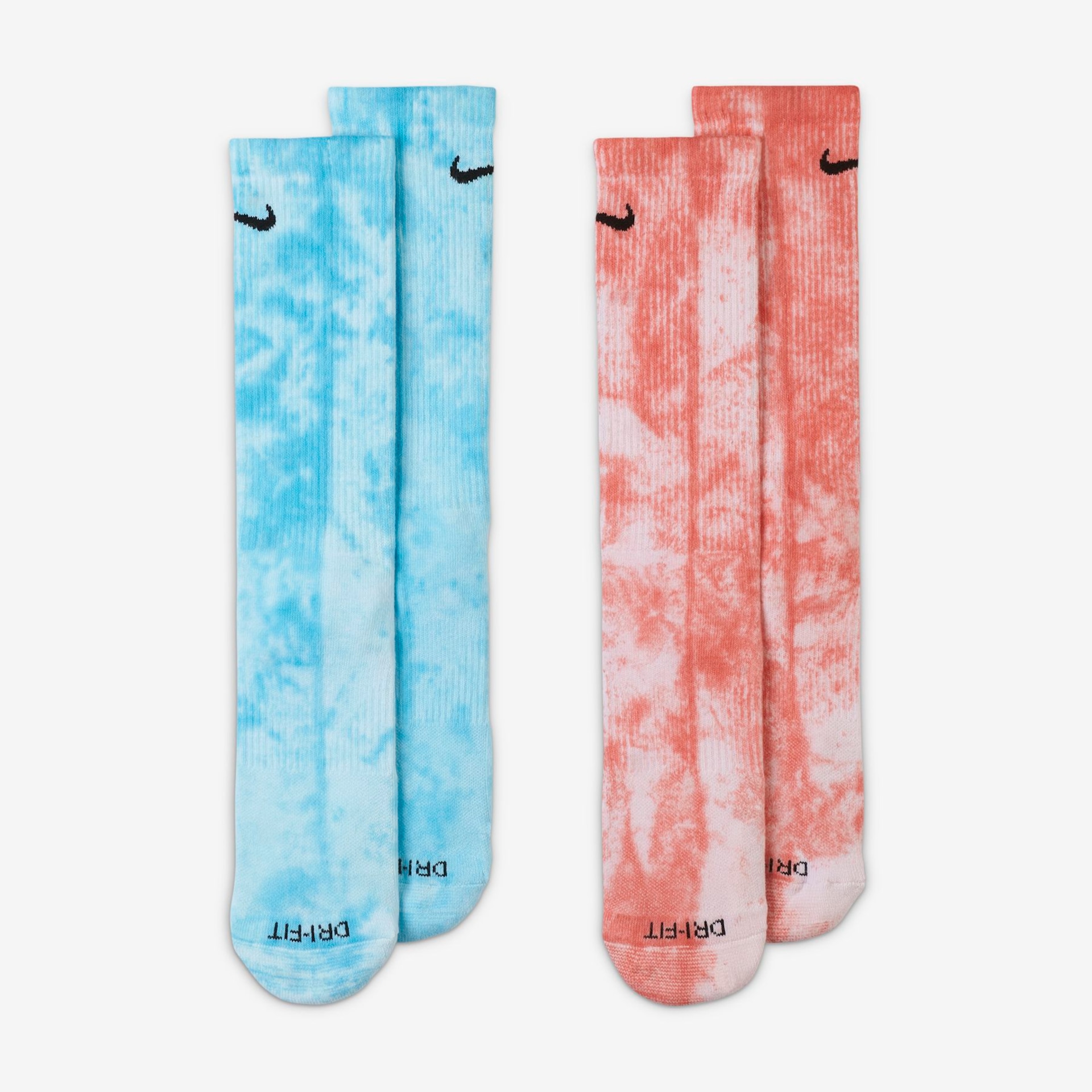 Meia Nike Cushioned Tie-Dye Crew (2 Pares) Unissex - Foto 2