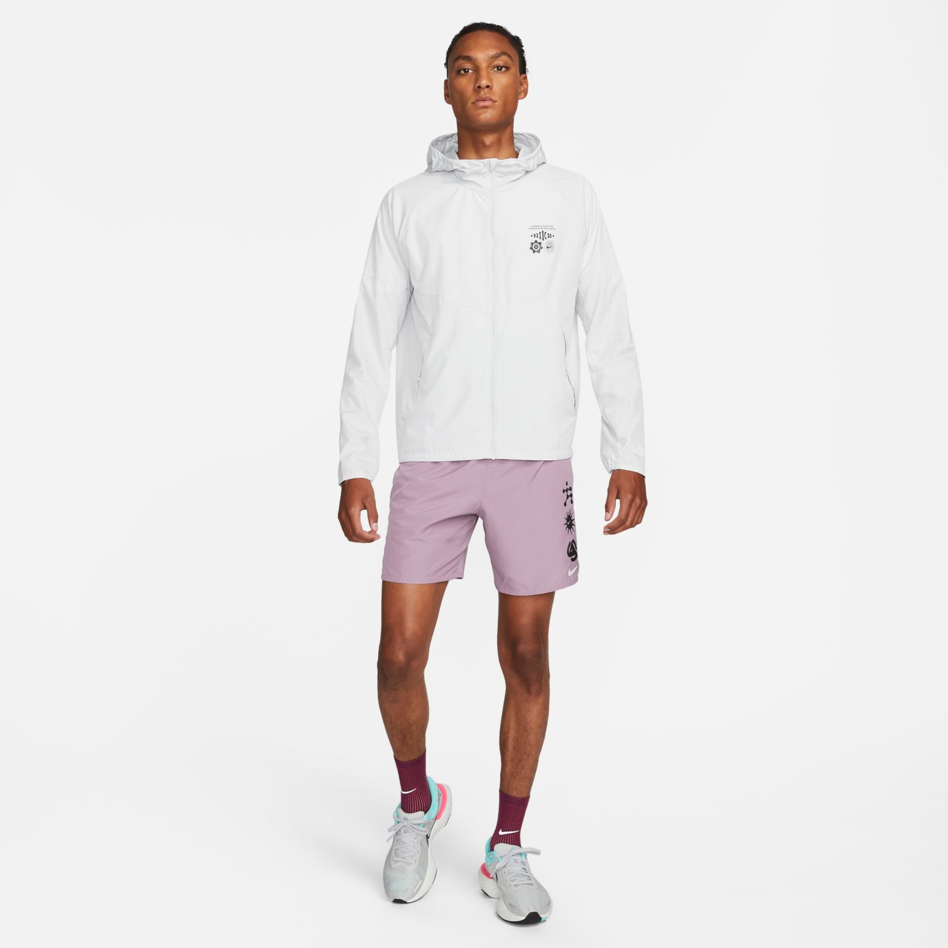 Jaqueta Nike Repel Wild Run Miler Masculina - Foto 8