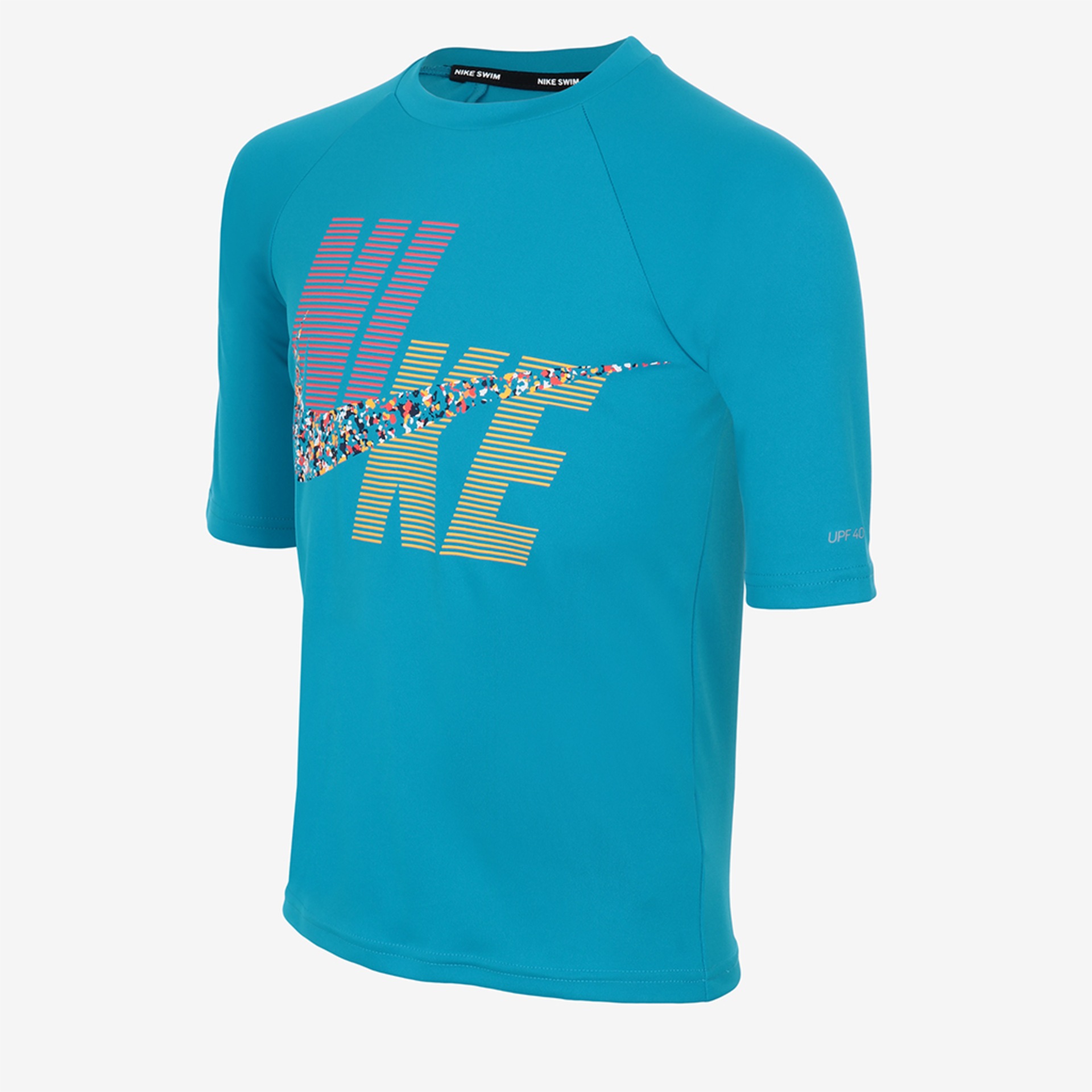 Camiseta Nike Hydroguard Pixel Party Infantil - Foto 1